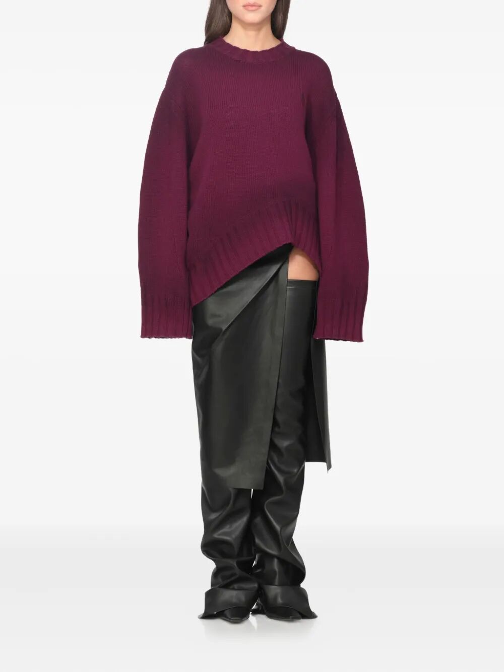 THE ATTICO Chic Knit Sweater