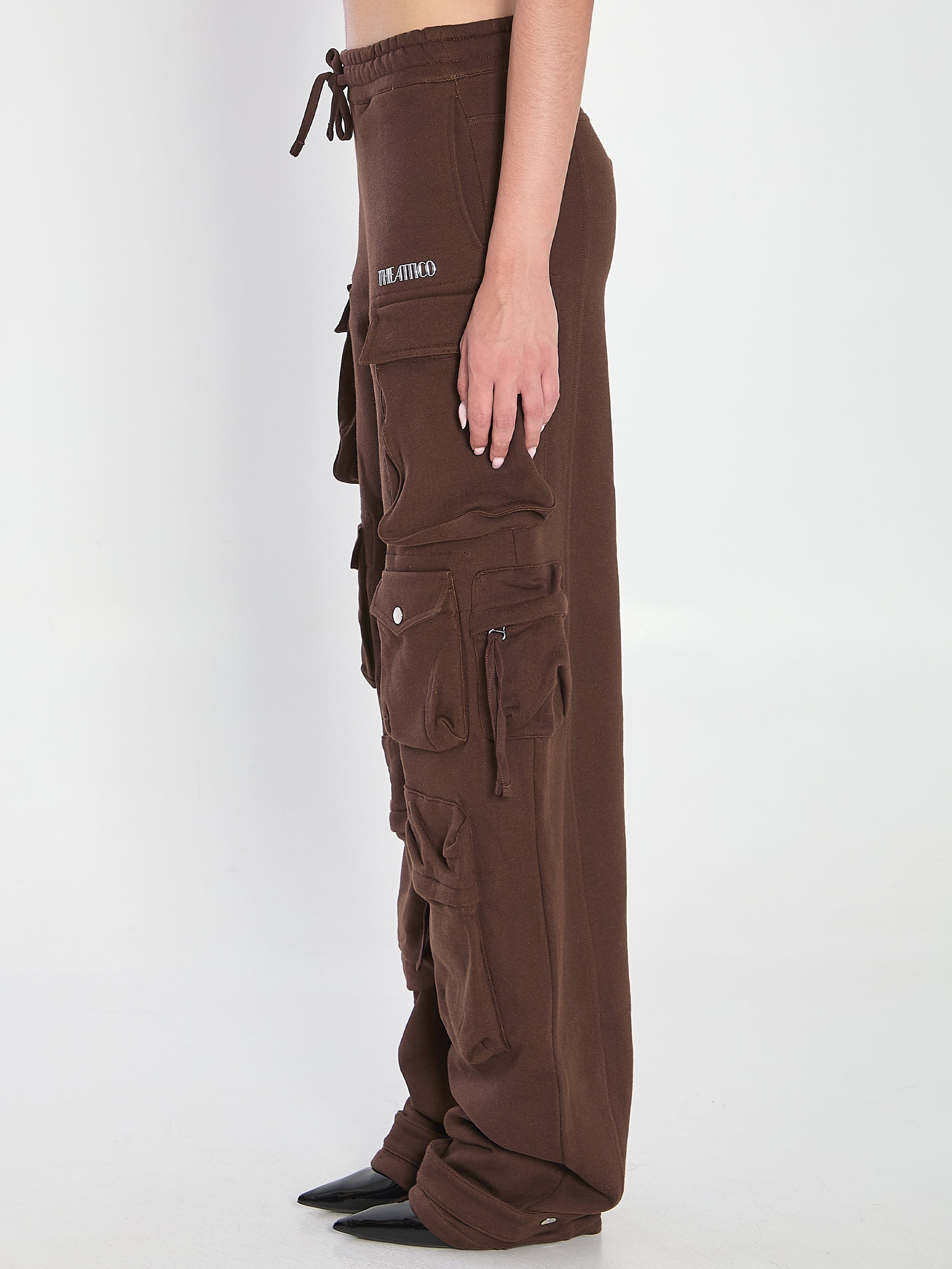 THE ATTICO Relaxed Fit Cargo Pants - FW25