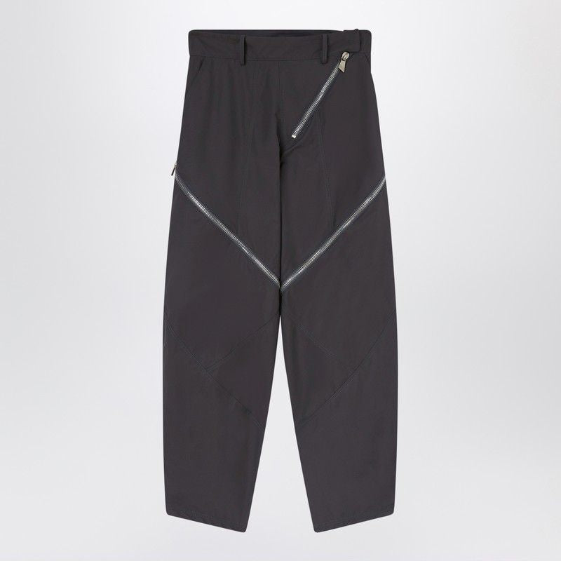 THE ATTICO Wide-Leg Trousers with Zip Details