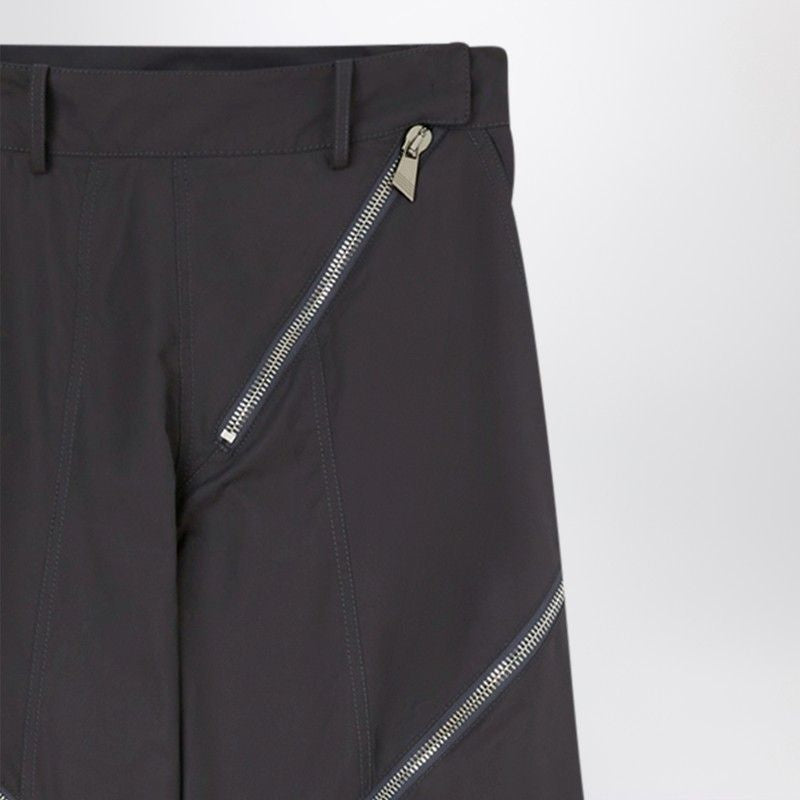 THE ATTICO Wide-Leg Trousers with Zip Details