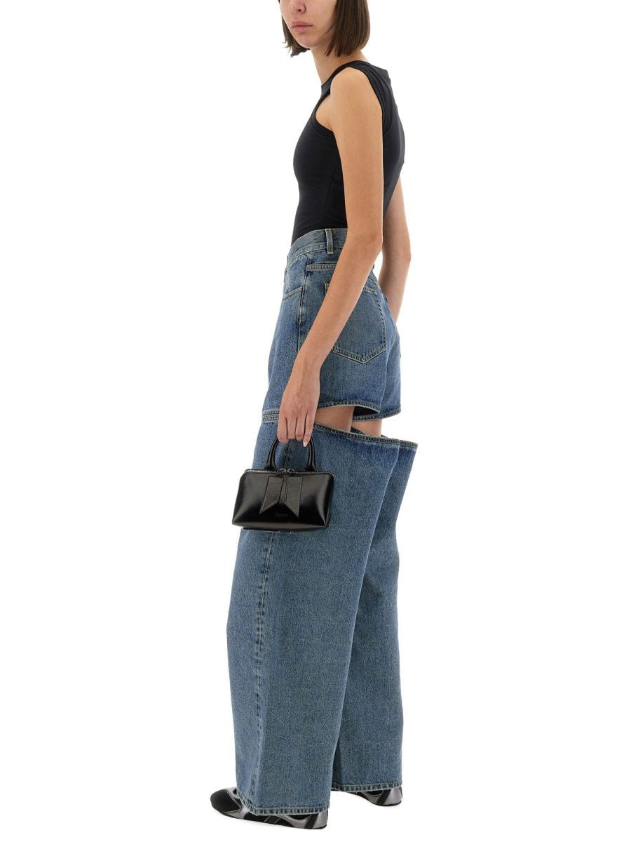 THE ATTICO Wide Leg Denim Jeans - Size 26