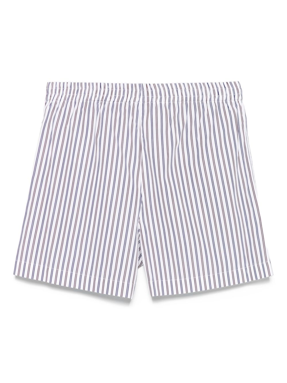 THE ATTICO Striped Cotton Shorts for Women