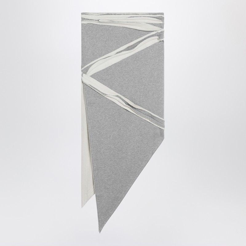 THE ATTICO Asymmetric Cotton Mini Skirt