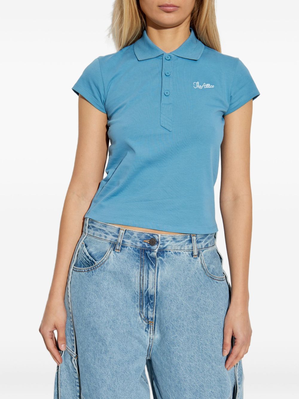 THE ATTICO Women's Mini Polo T-Shirt