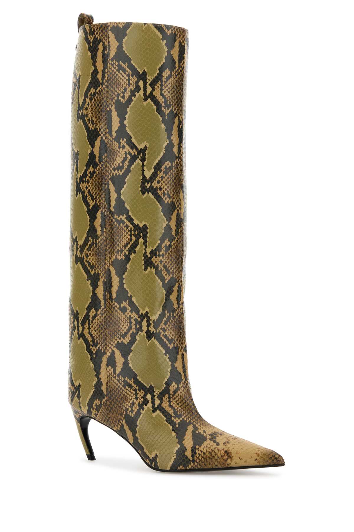 THE ATTICO Printed Leather Lea Boots for Women