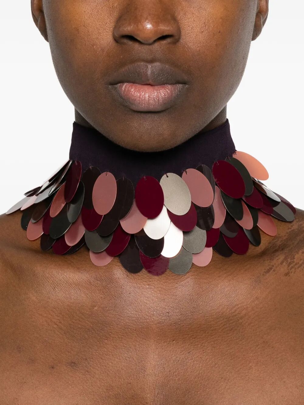 DRIES VAN NOTEN Elegant Embroidered Choker