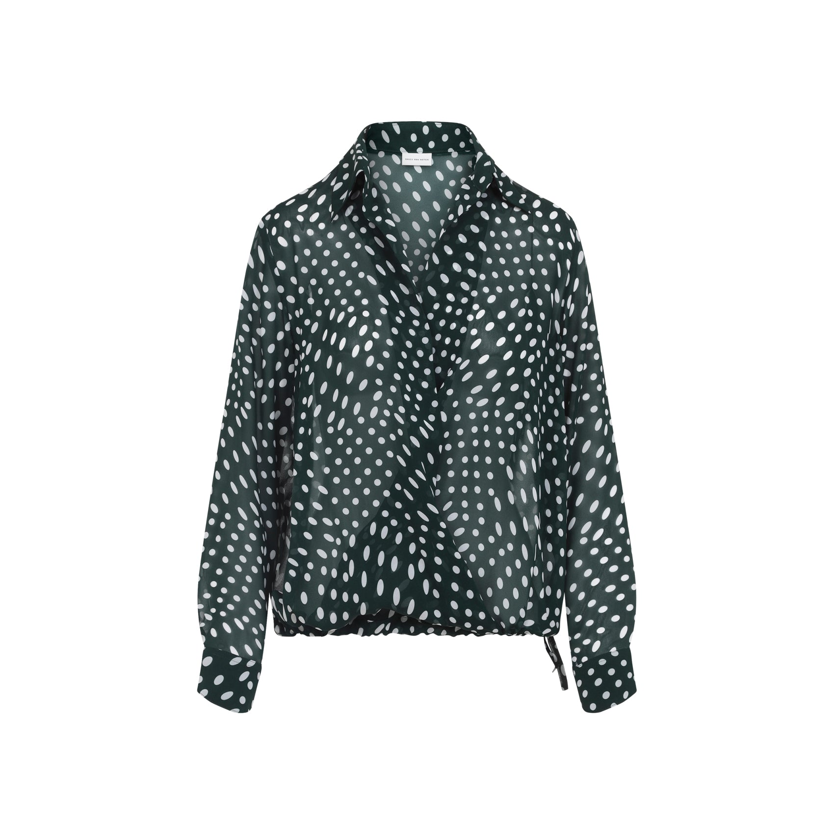 DRIES VAN NOTEN Elegant Cedal Blouse for Women - FW25 Collection