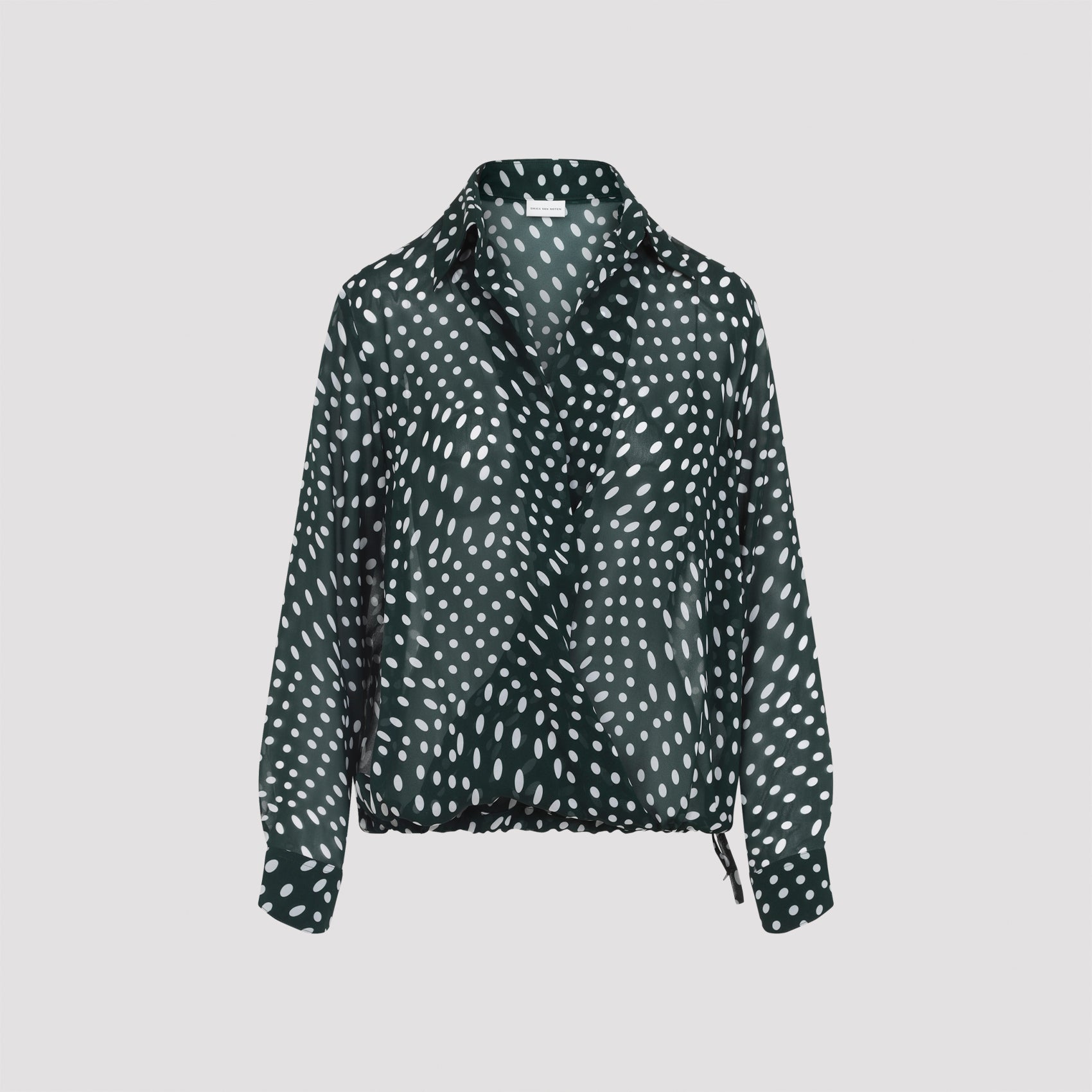 DRIES VAN NOTEN Elegant Cedal Blouse for Women - FW25 Collection