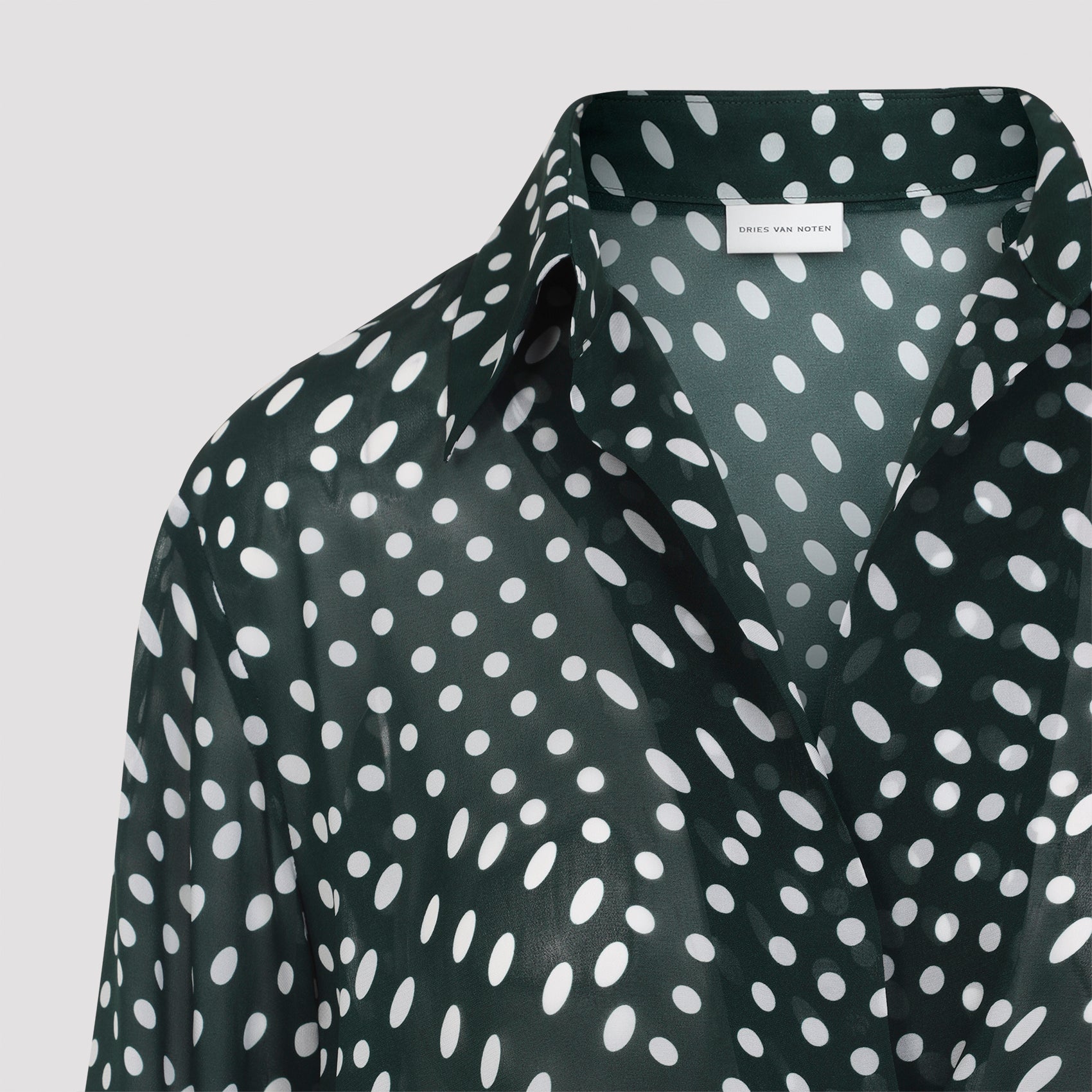 DRIES VAN NOTEN Elegant Cedal Blouse for Women - FW25 Collection