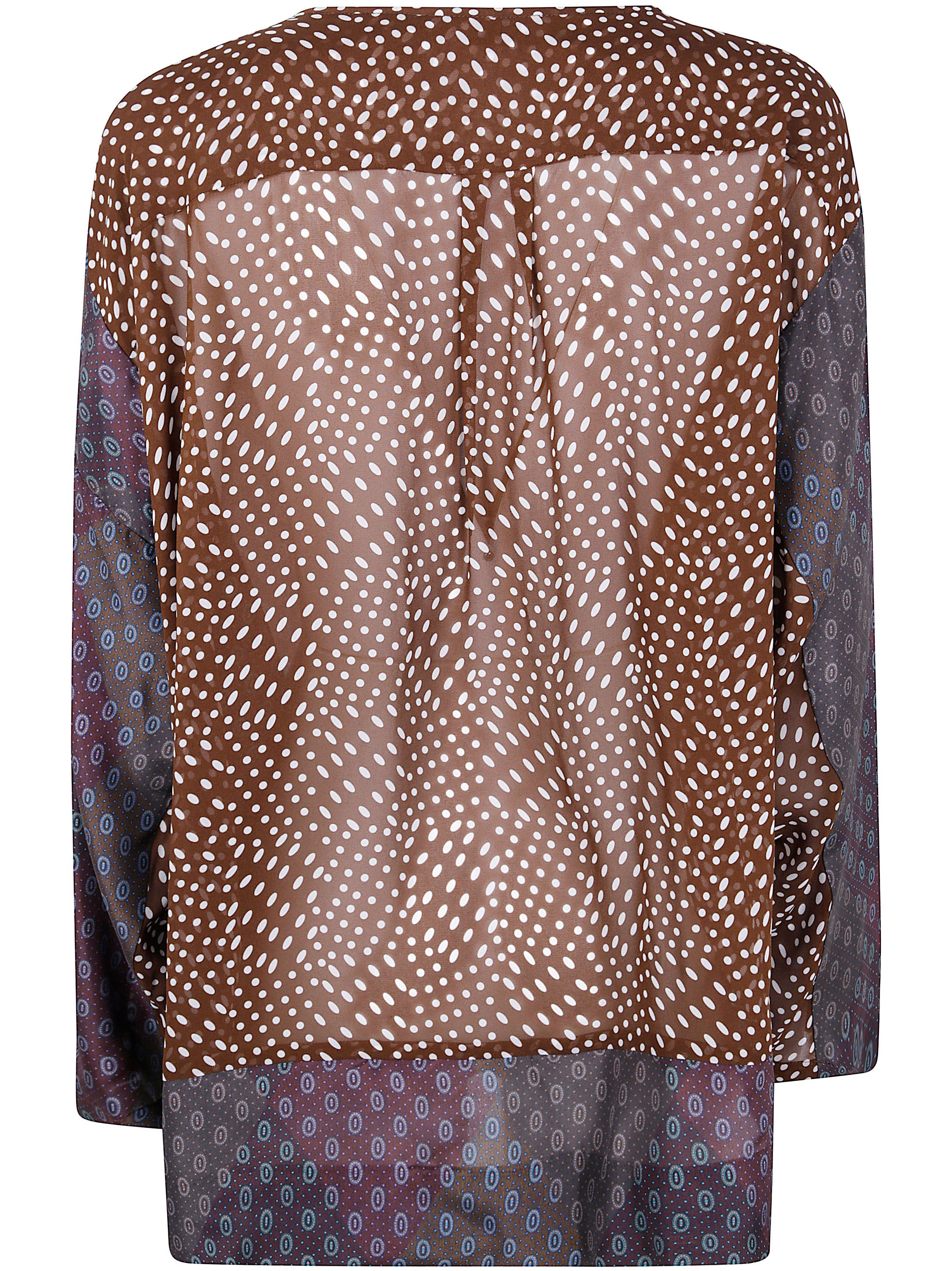 DRIES VAN NOTEN Silk Habotai Print Shirt