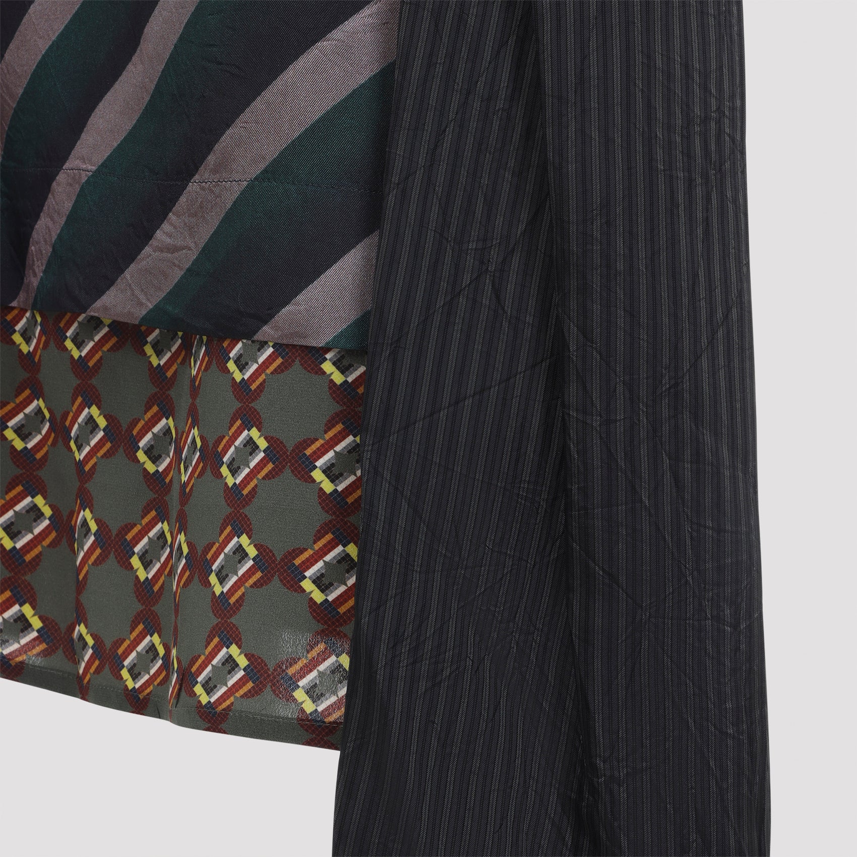 DRIES VAN NOTEN Midi Skirt with Luxurious Silk Blend