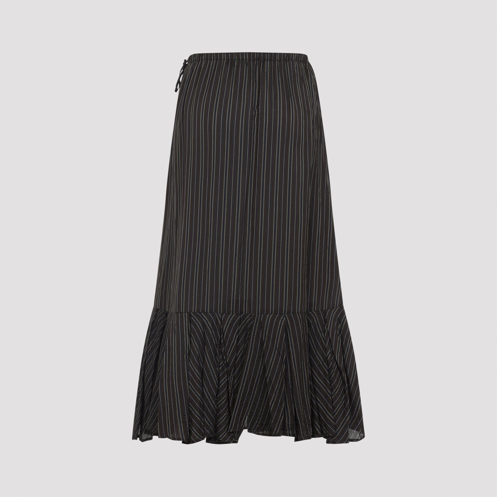 DRIES VAN NOTEN Elegant Cupro Skirt for Fall 2025