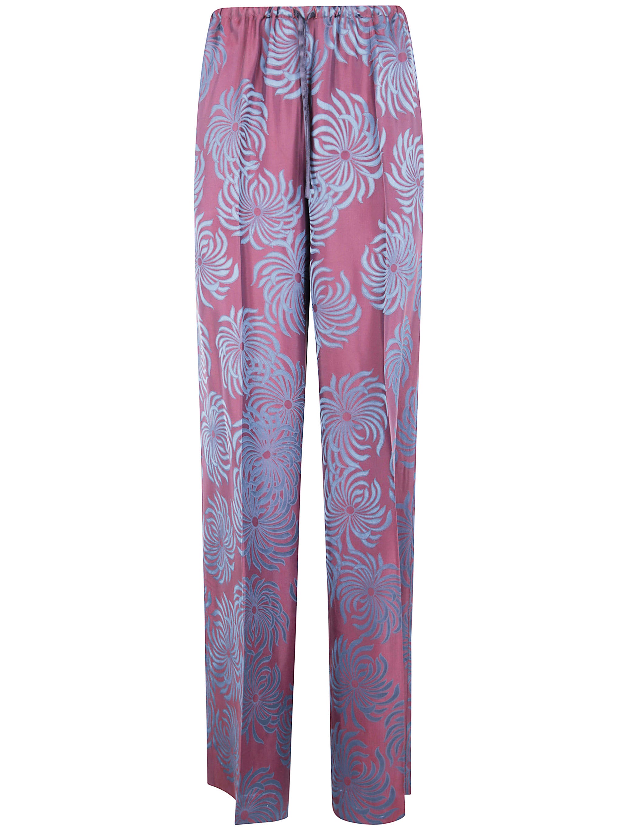 DRIES VAN NOTEN Long Double Die Jacquard Trouser