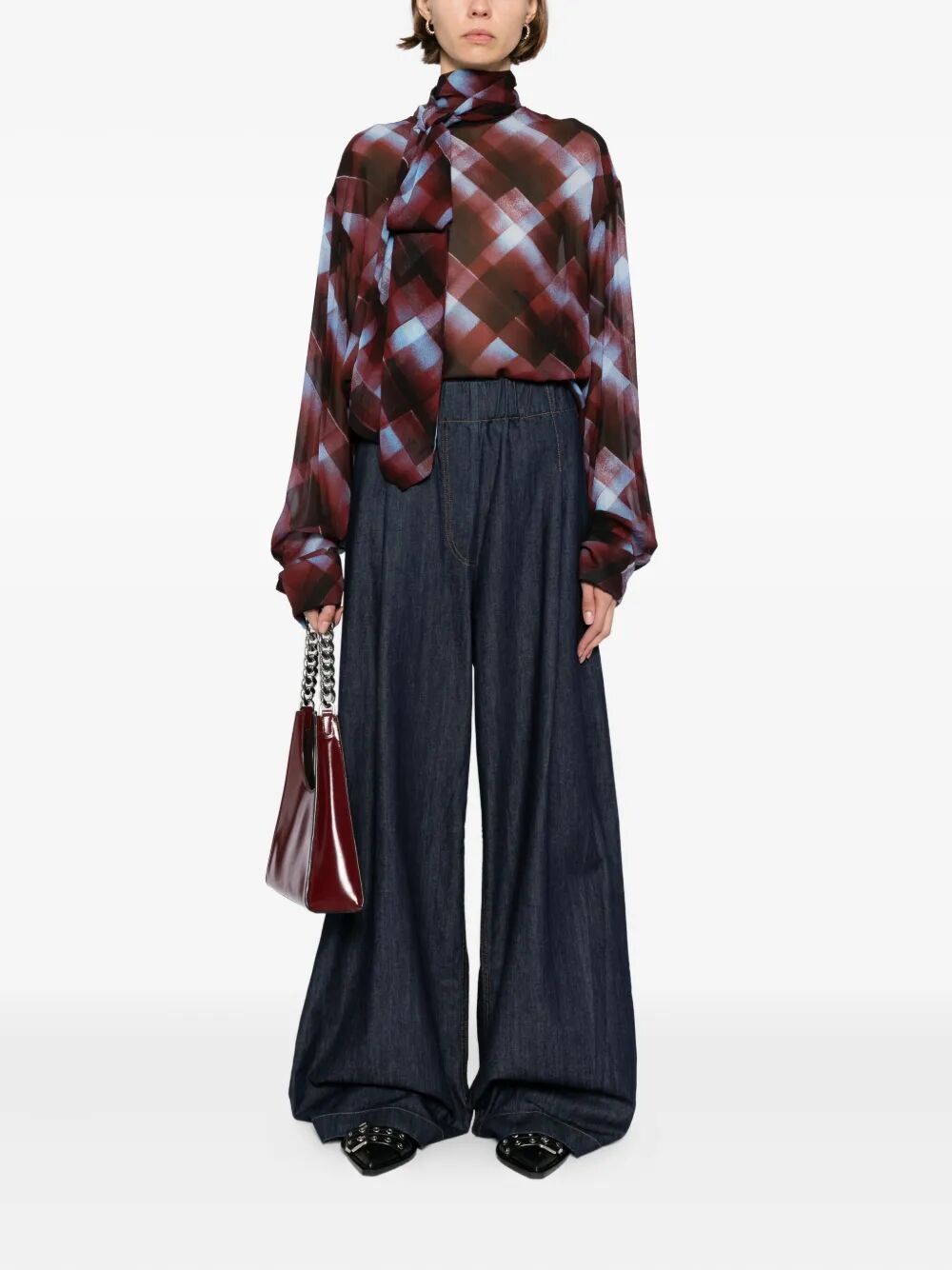 DRIES VAN NOTEN Women's Denim Trousers - FW25 Edition