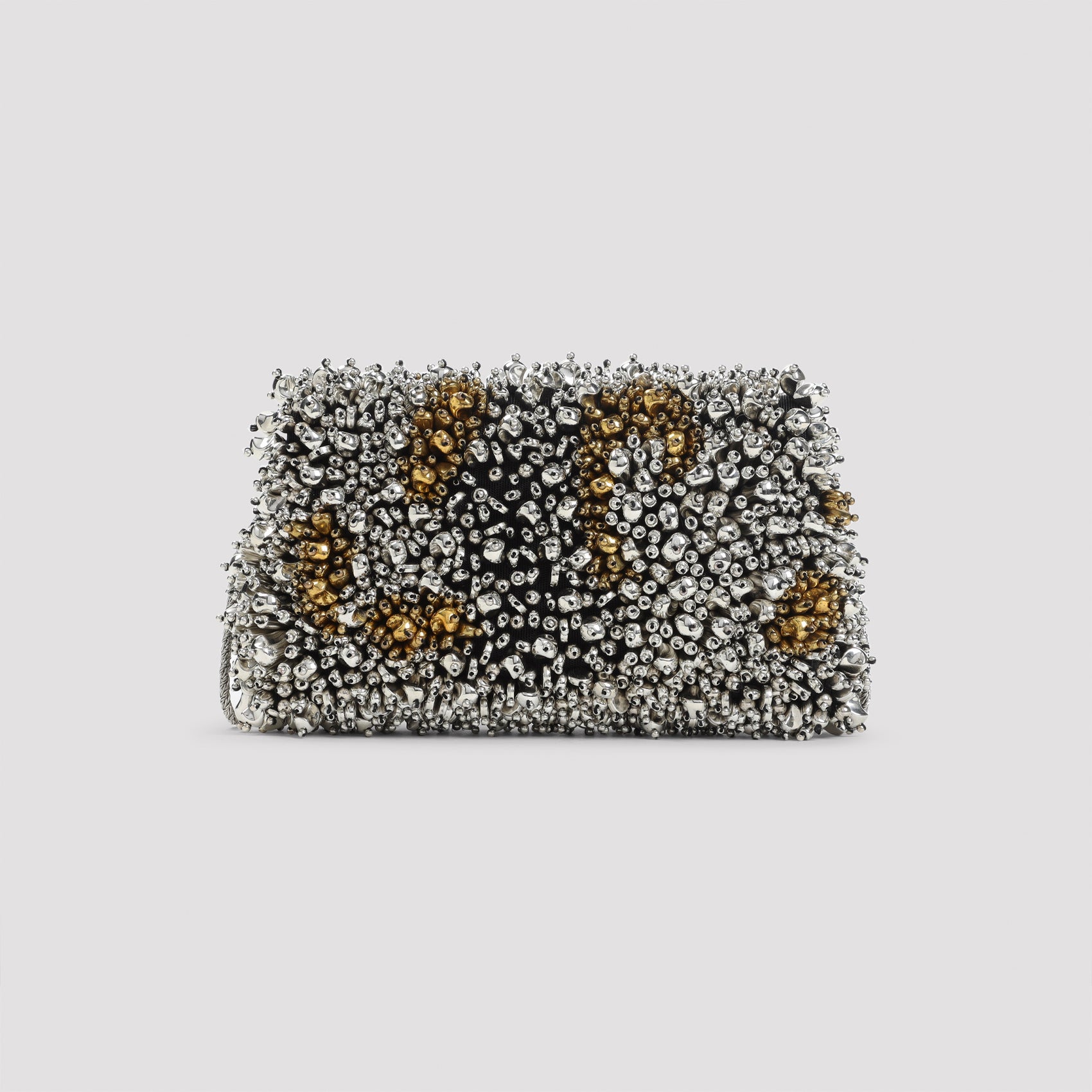 DRIES VAN NOTEN Mini Leather Embroidered Envelope Clutch