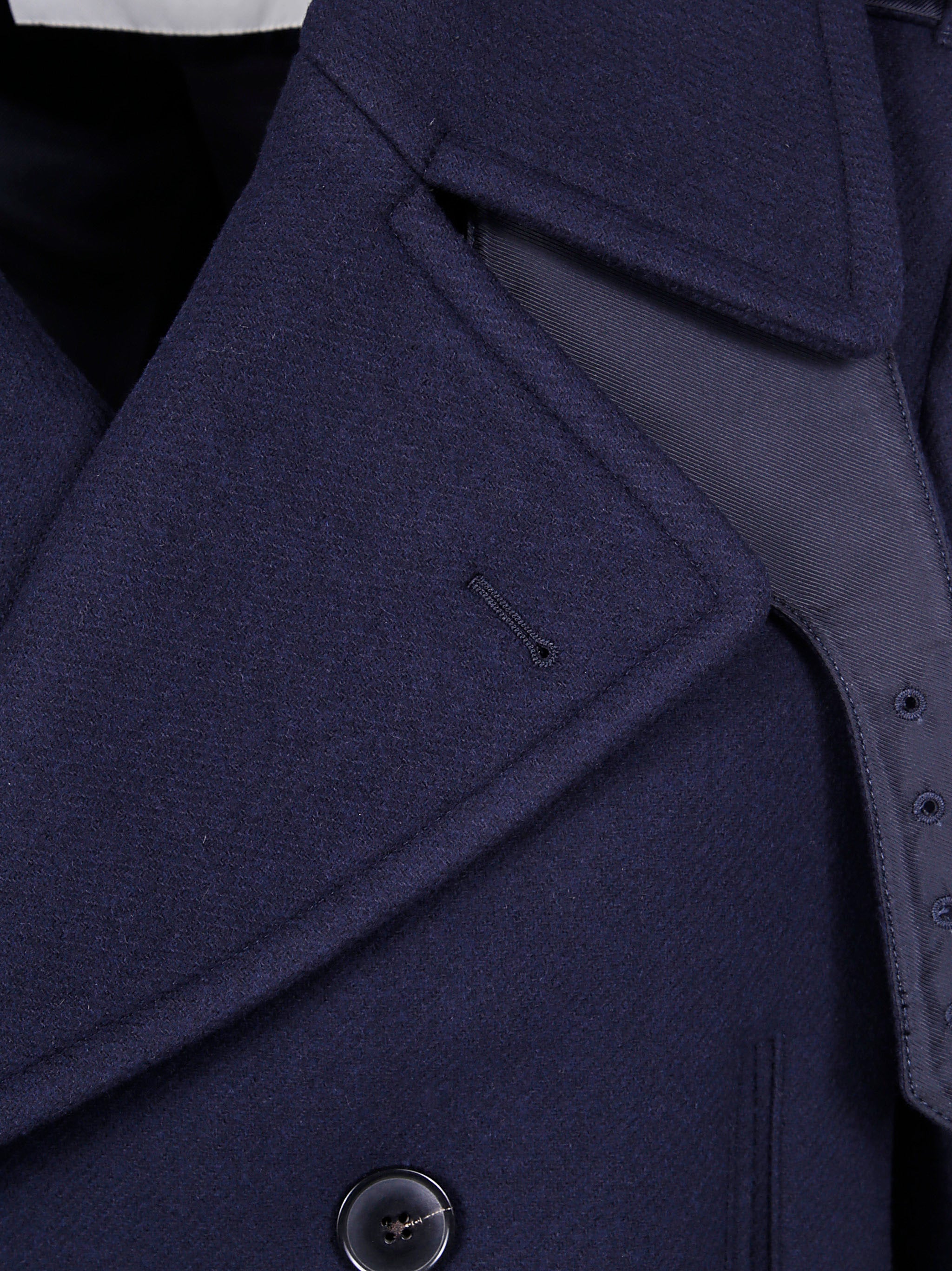 DRIES VAN NOTEN Classic Peacoat for Men