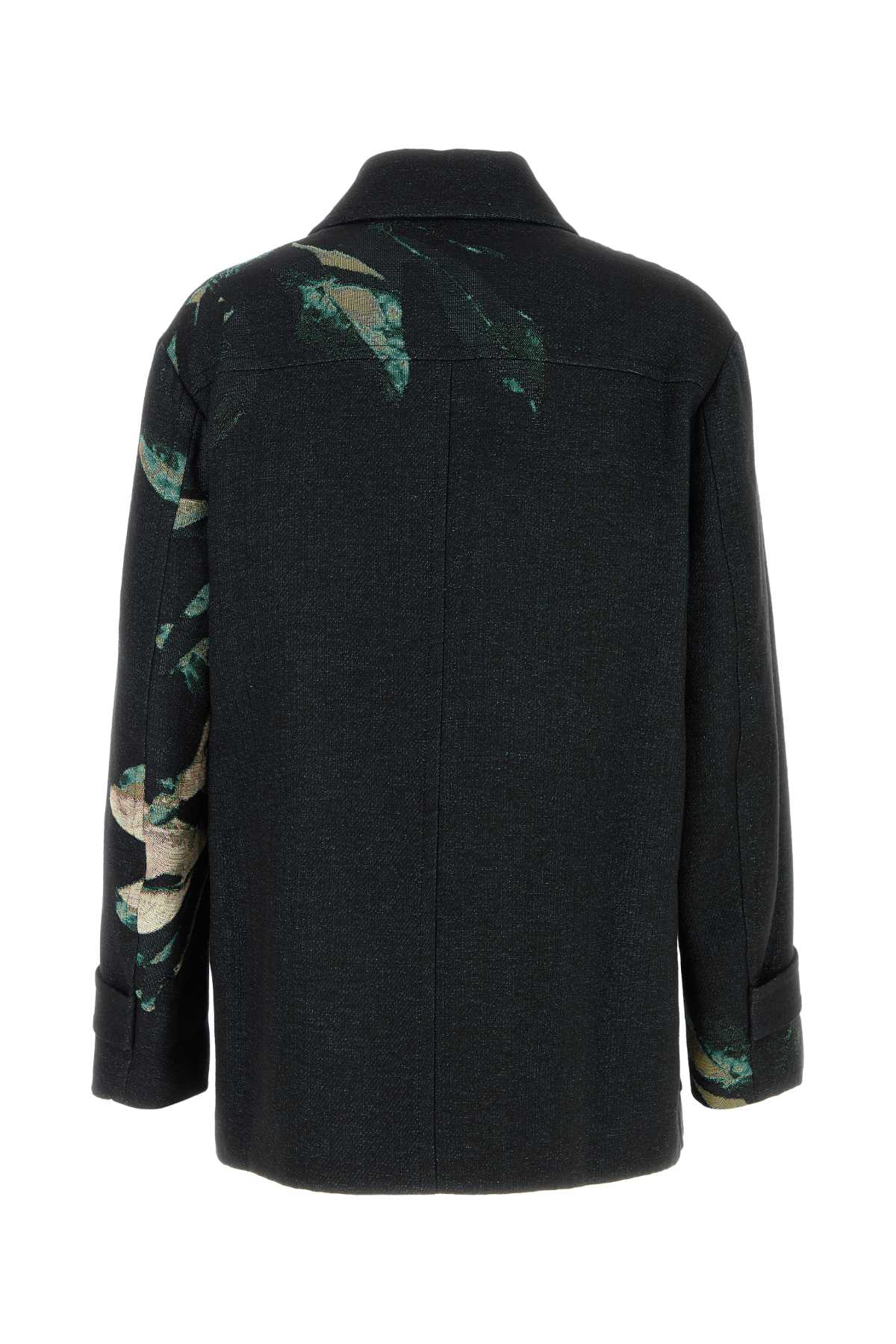 DRIES VAN NOTEN Embroidered Jacquard Rivne Jacket for Men - FW25