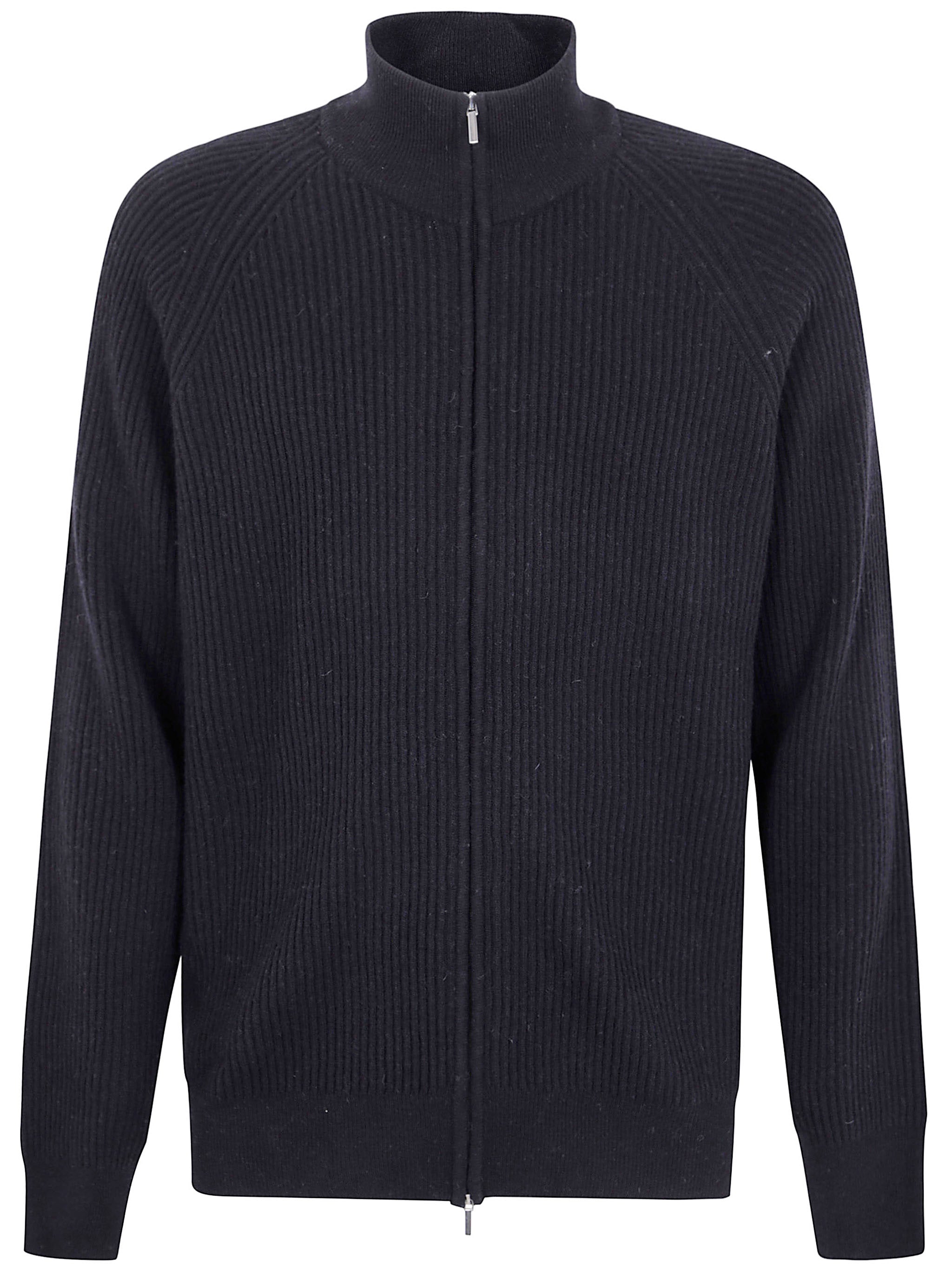 BARBA Napoli Men's Full Zip Wool Jacket for FW25