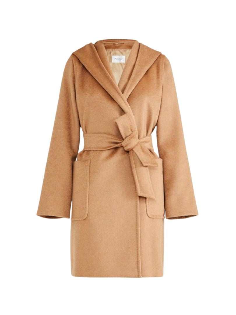 MAX MARA Classic Belted Hoodie Jacket