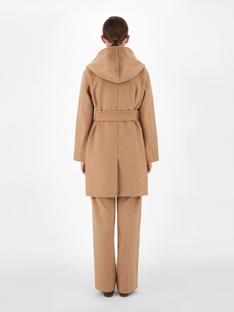 MAX MARA Classic Belted Hoodie Jacket