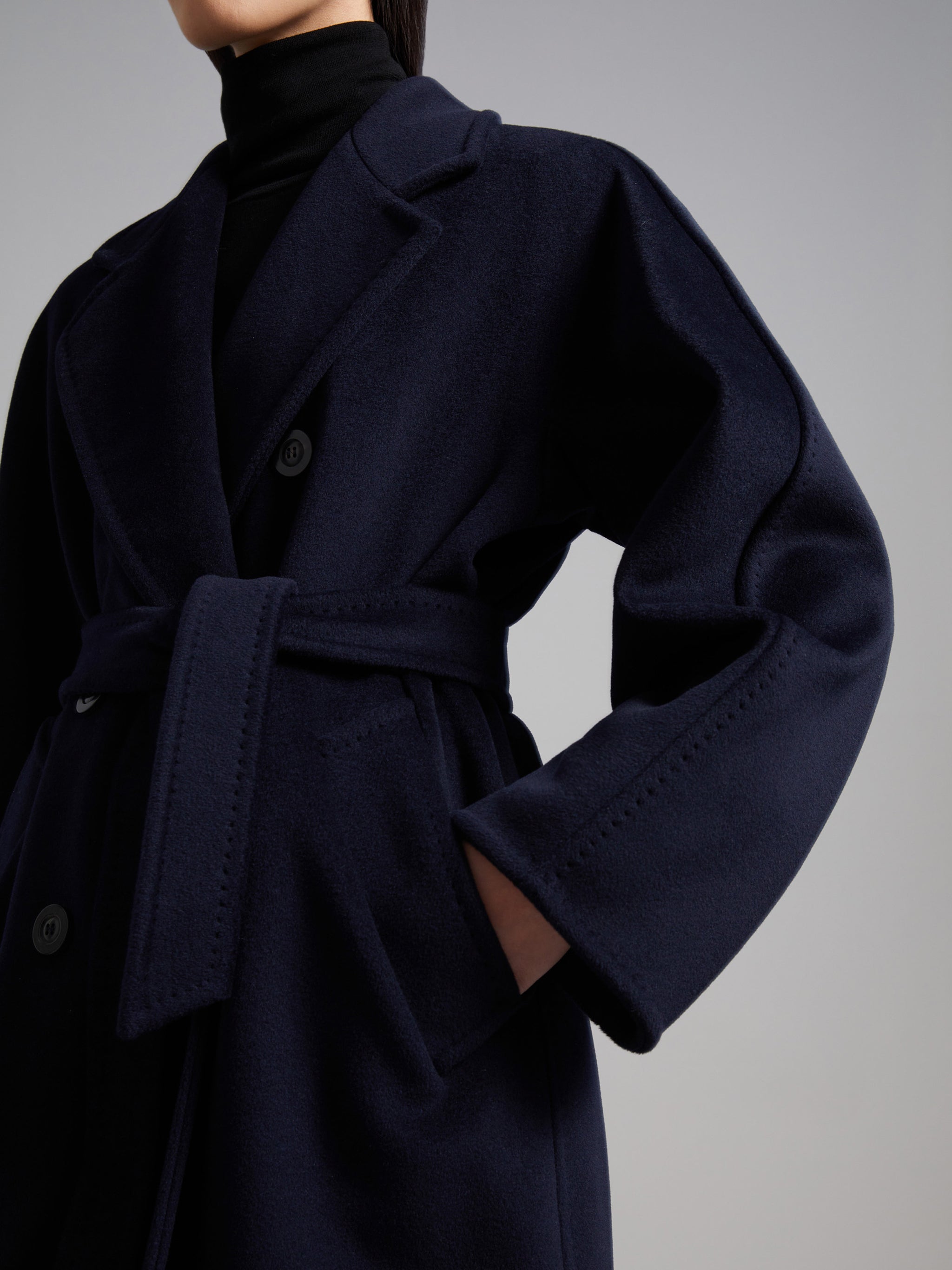 MAX MARA Madame Icon 47-Inch Wool & Cashmere Jacket