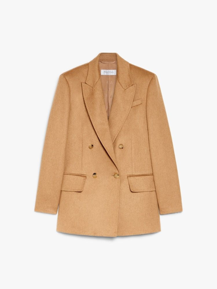 MAX MARA Lightweight Drap Blazer with Peak Lapel for Women