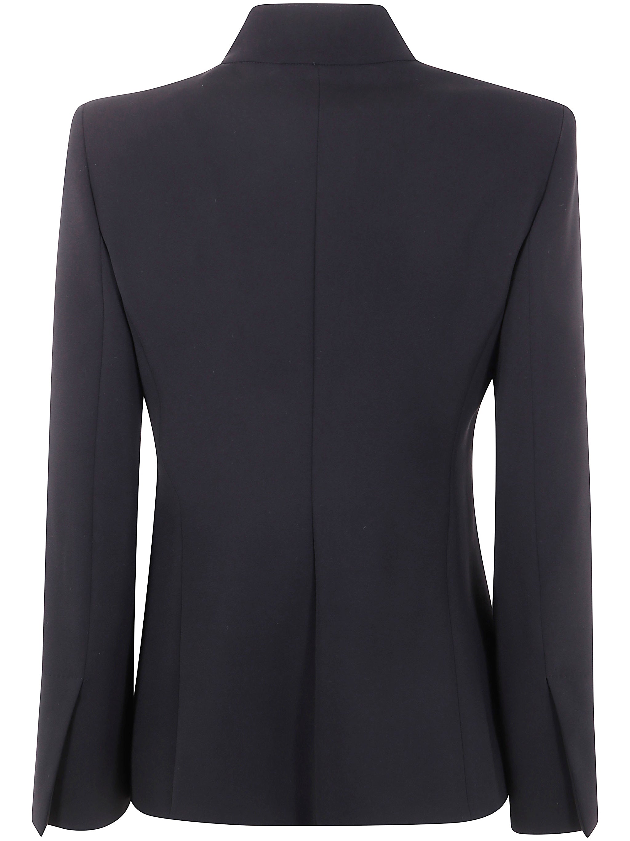 MAX MARA Mandarin Collar Blazer with High Slit Sleeves in Size 40