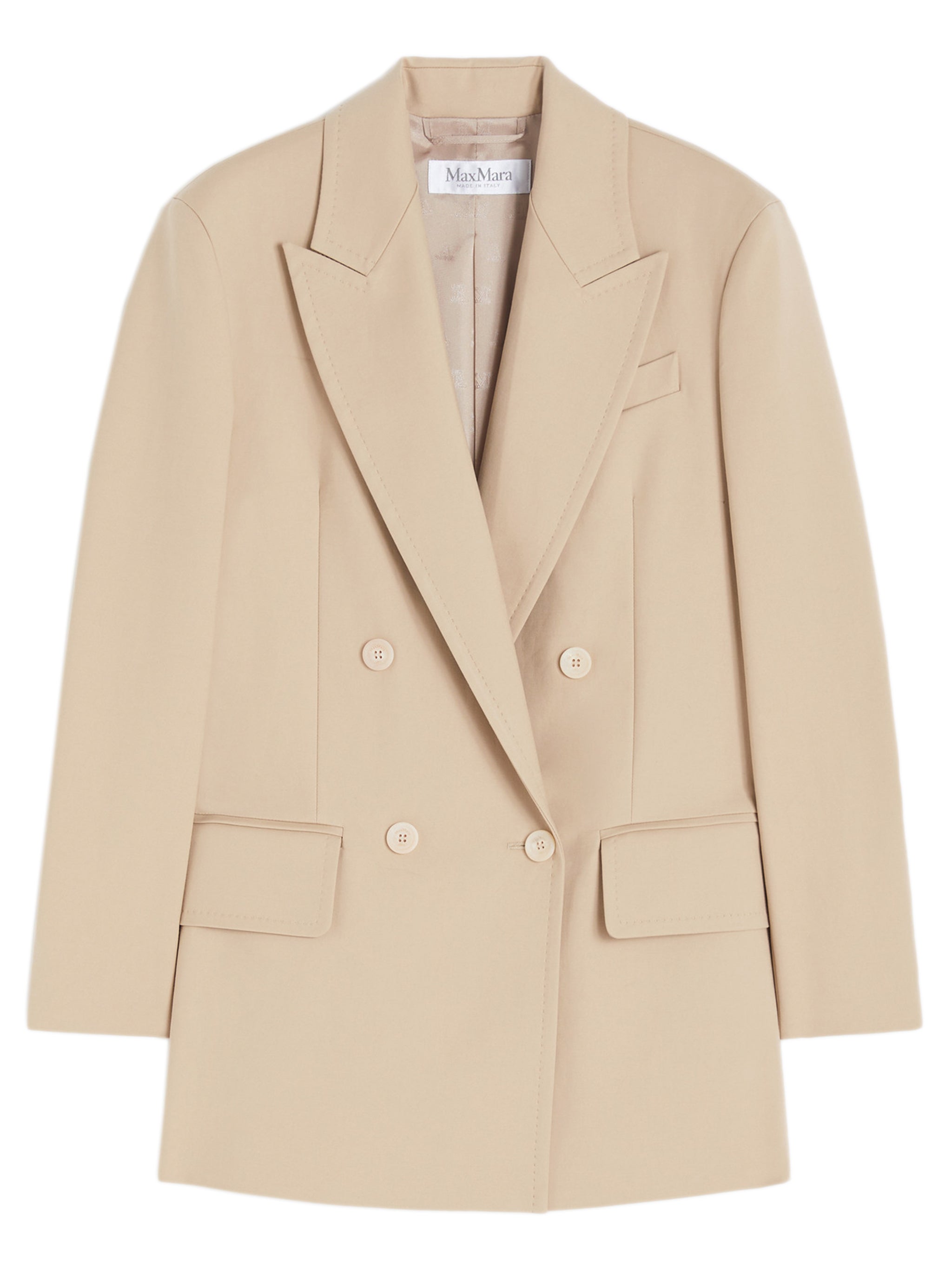 MAX MARA Stretch Canvas Blazer - Size 40