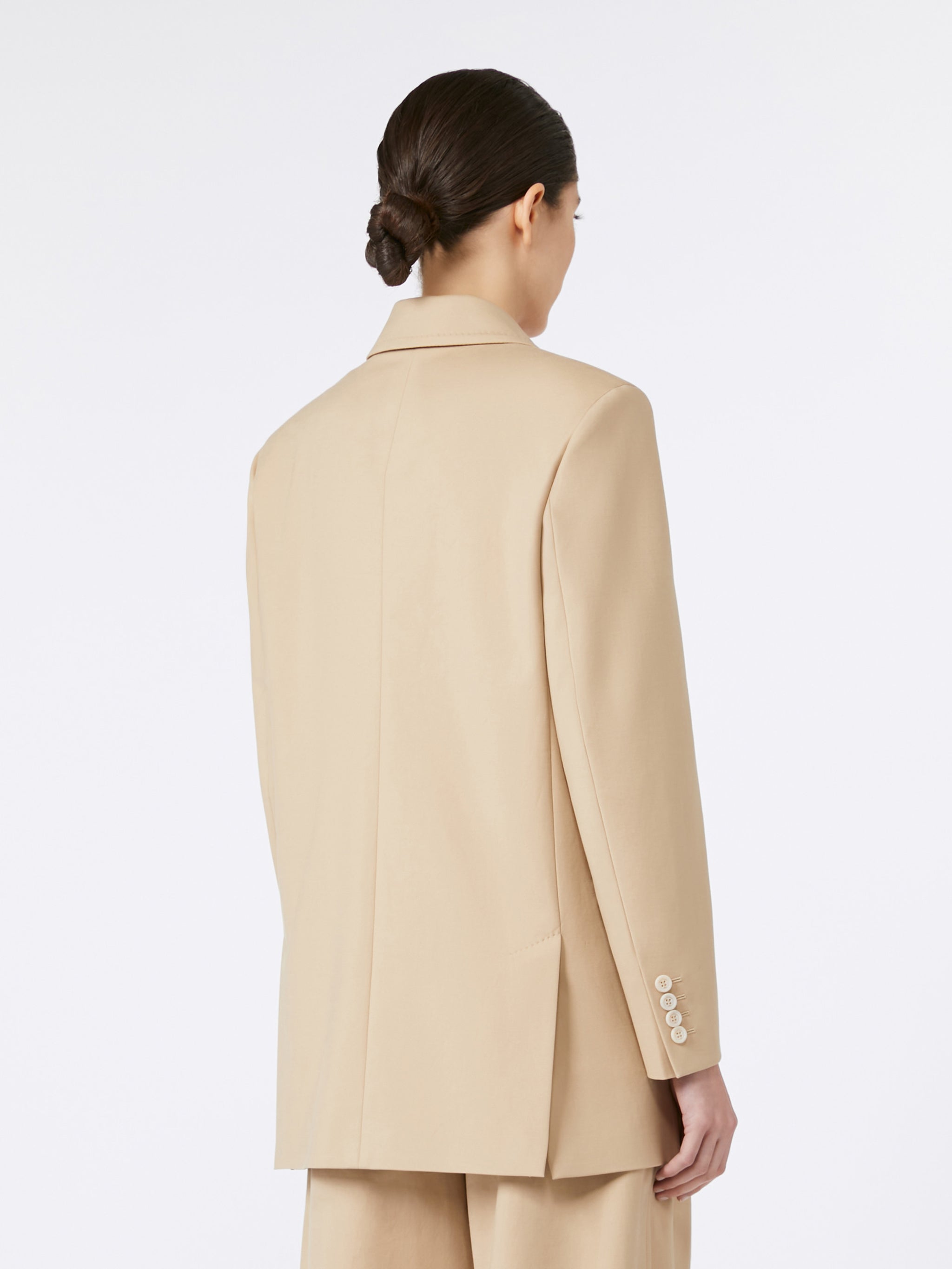 MAX MARA Stretch Canvas Blazer - Size 40