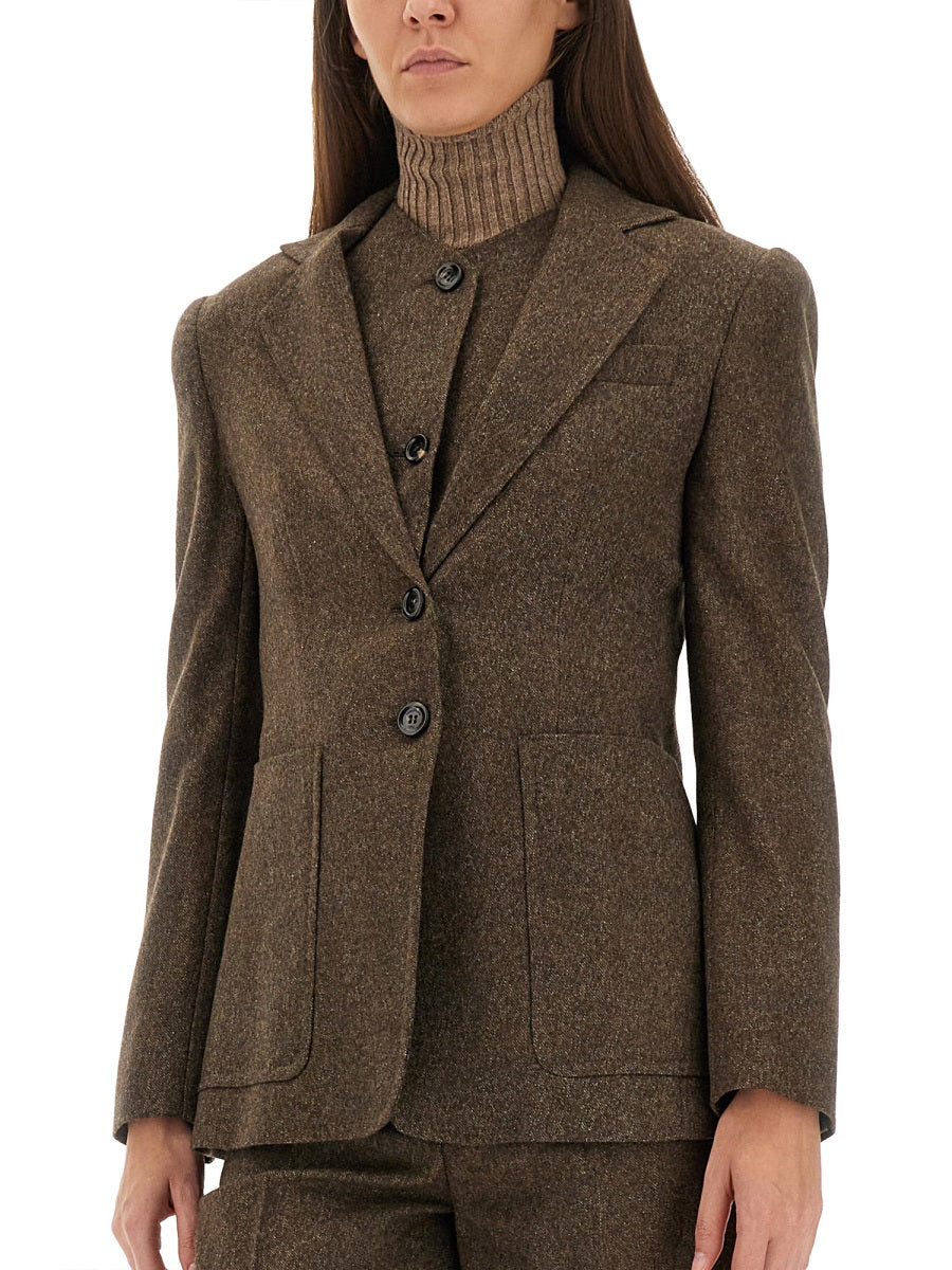 MAX MARA Fitted Cut Mini Jacket 40