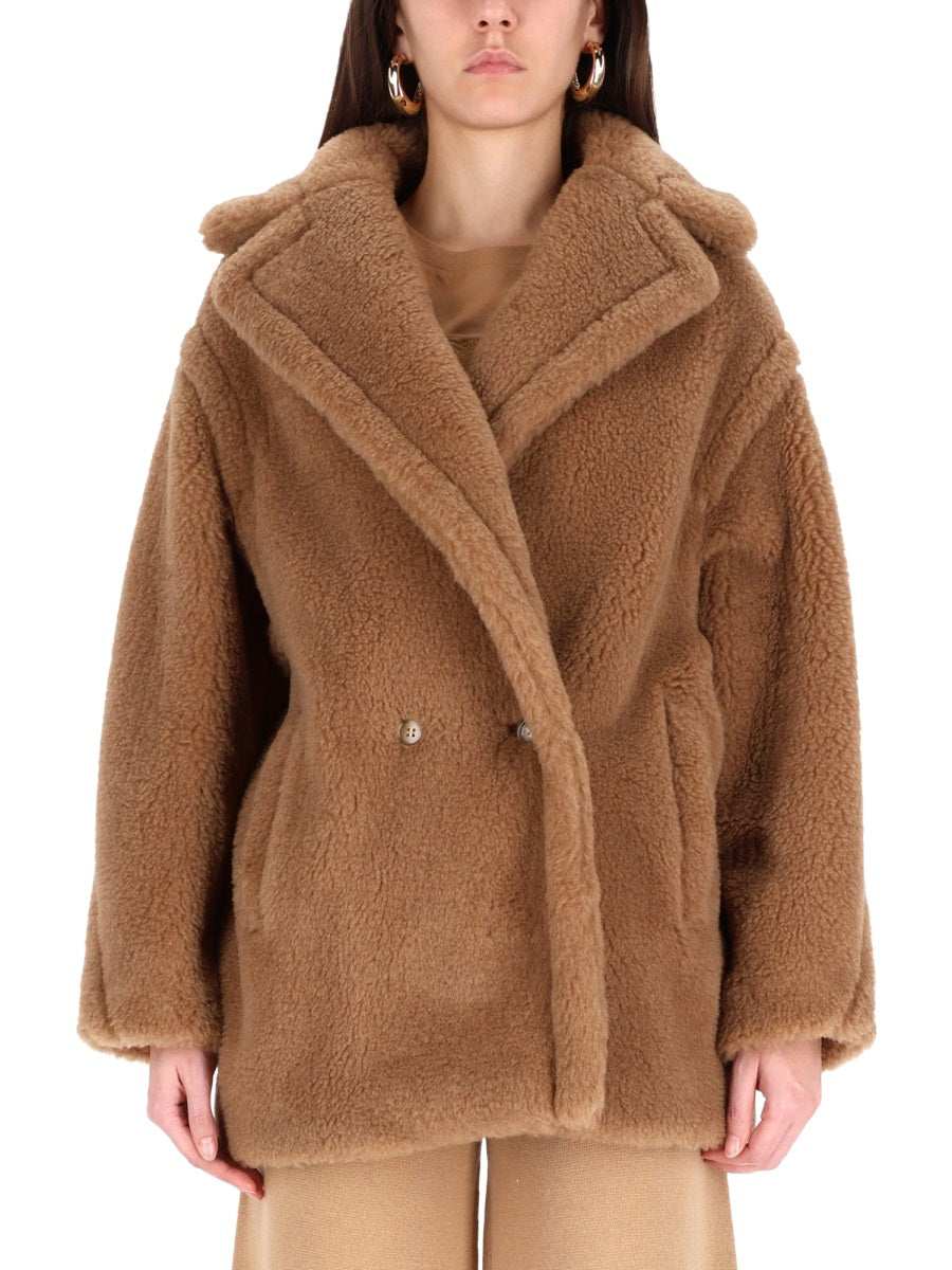MAX MARA Luxury Jacket with Camel and Silk Blend - Size S