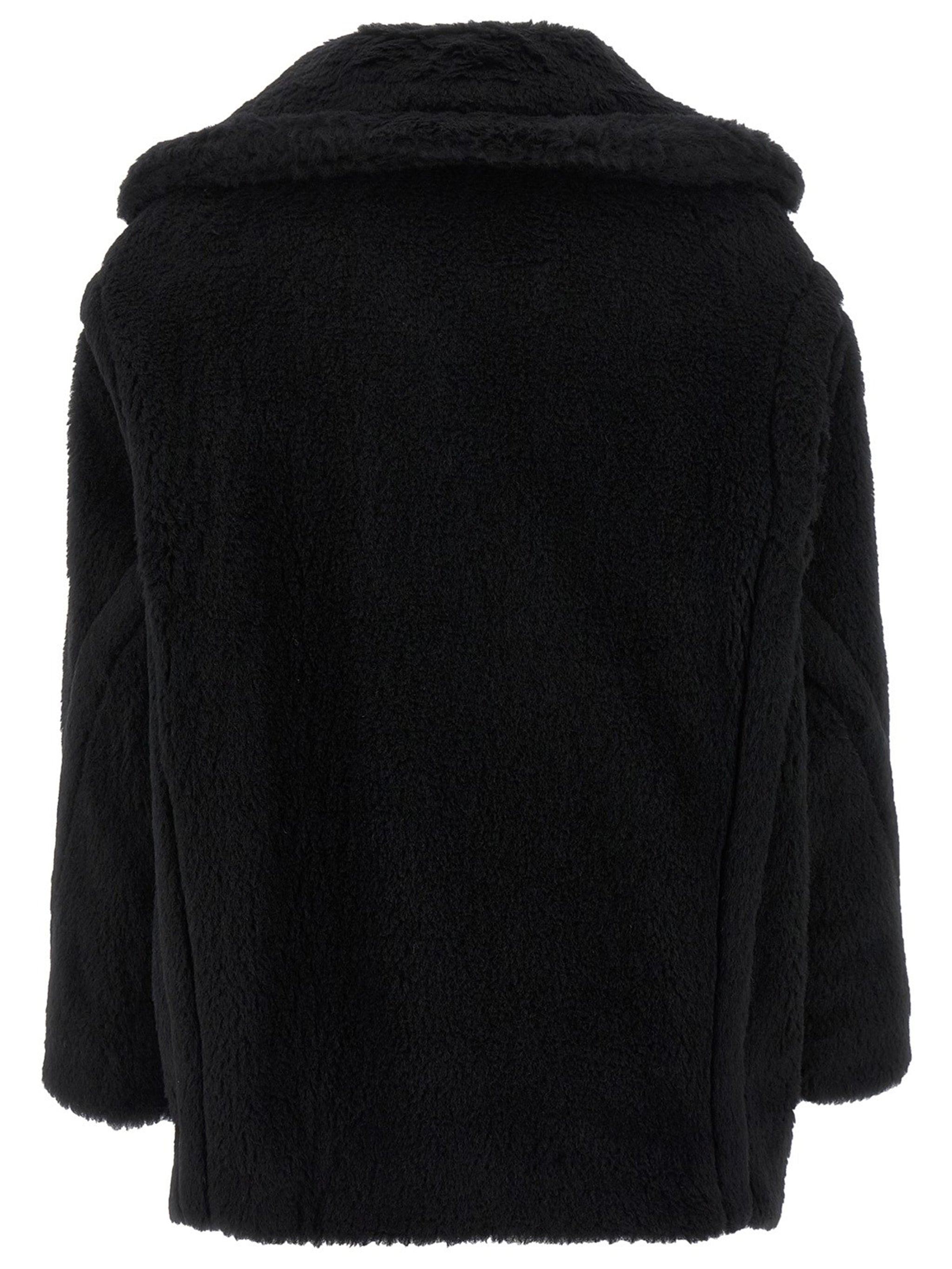 MAX MARA Oversized Teddy Bear Icon Jacket in Alpaca and Wool