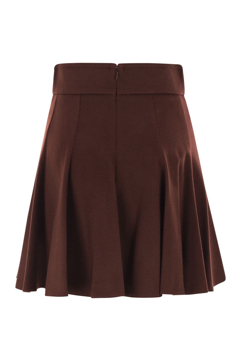 MAX MARA High-Waisted Drape Mini Skirt