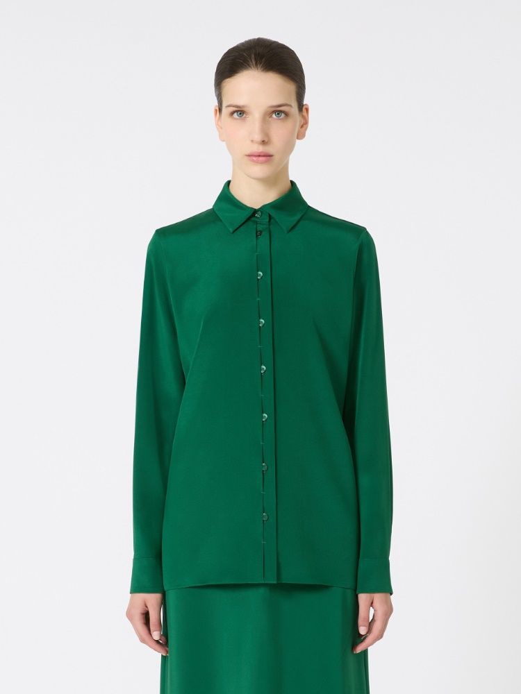 MAX MARA Women's Mini Silk-Blend Shirt for FW25