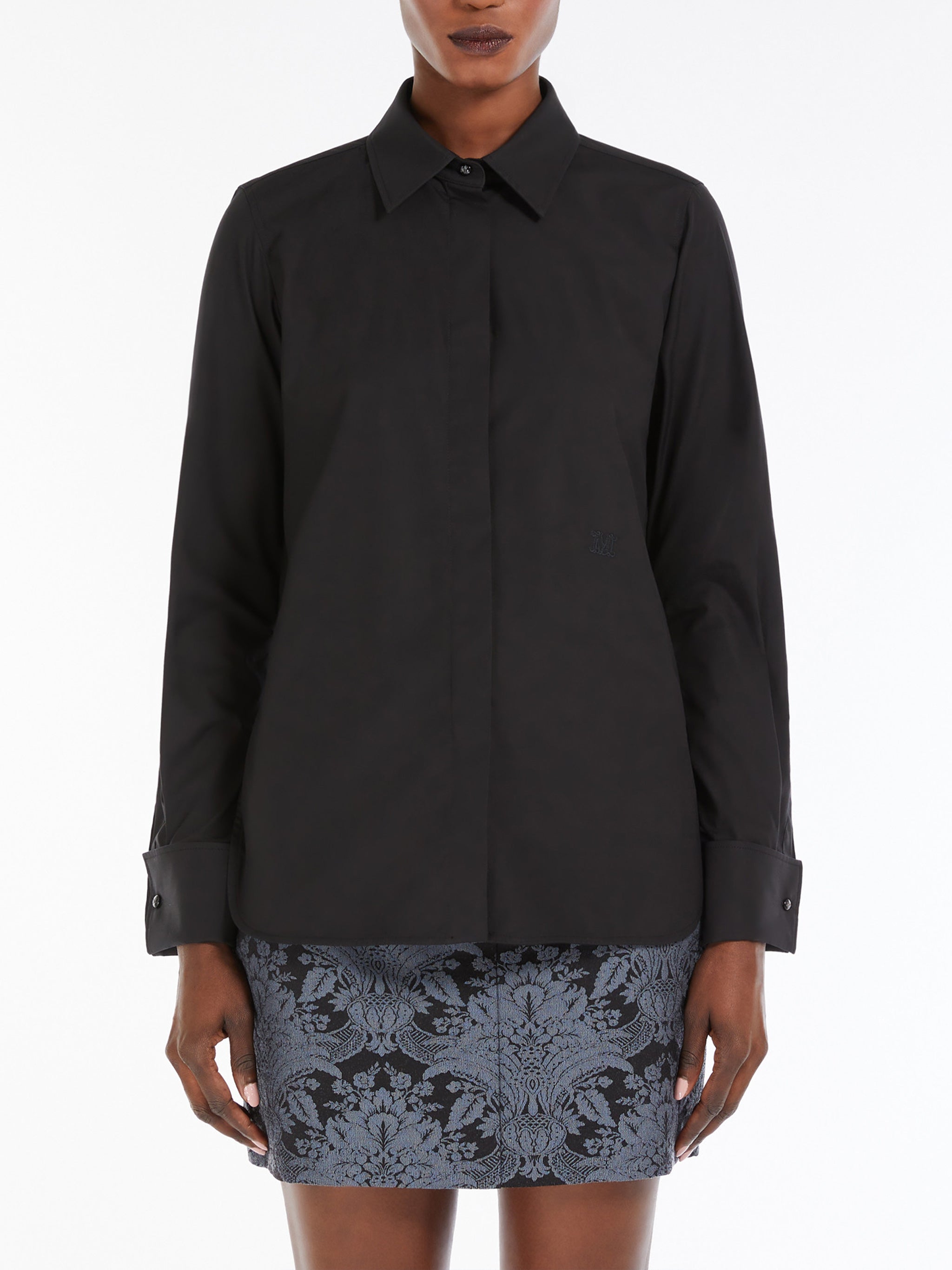 MAX MARA Stretch Cotton Crepe Shirt - Women's