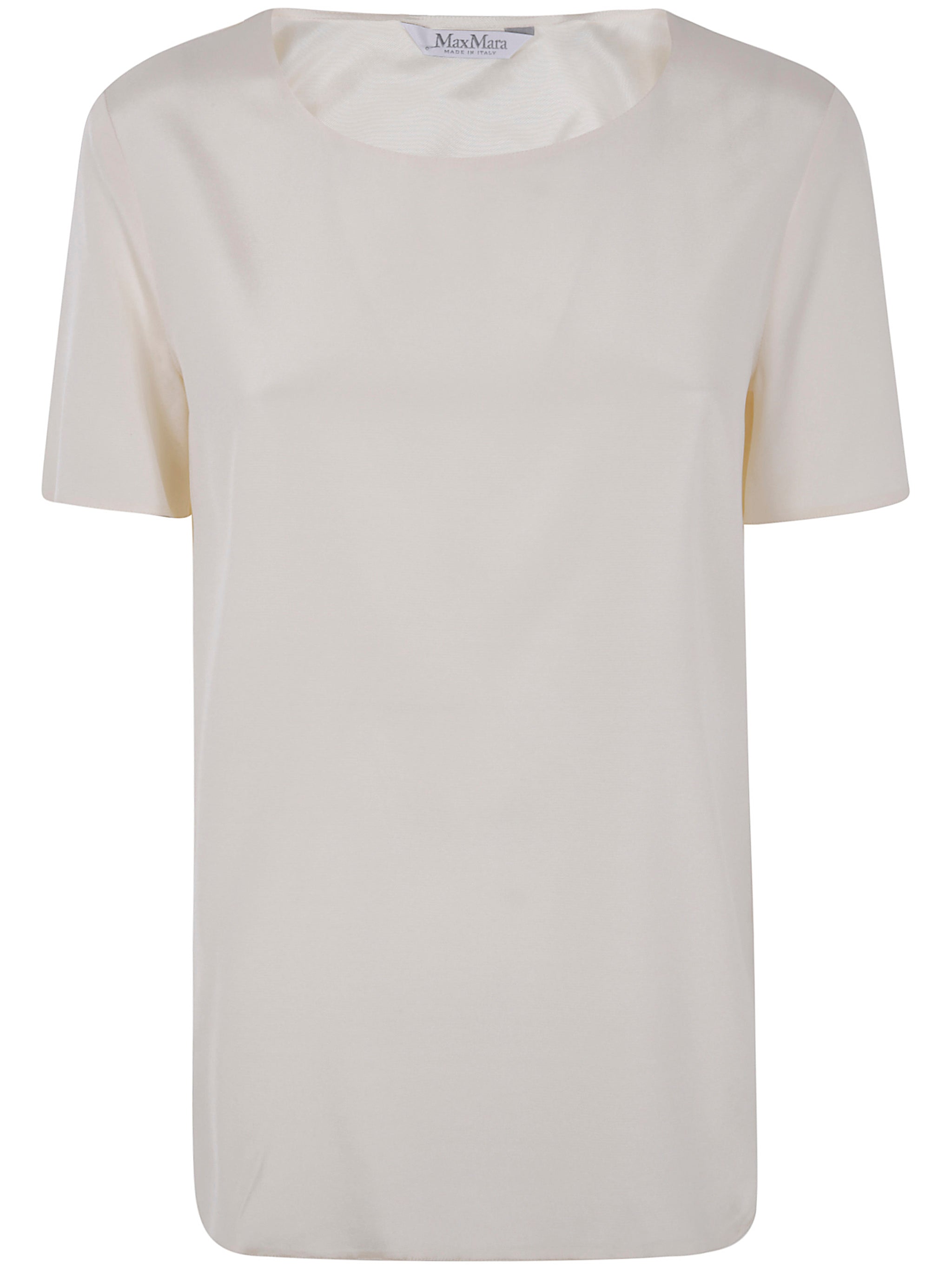 MAX MARA Silky Shirt in Classic White
