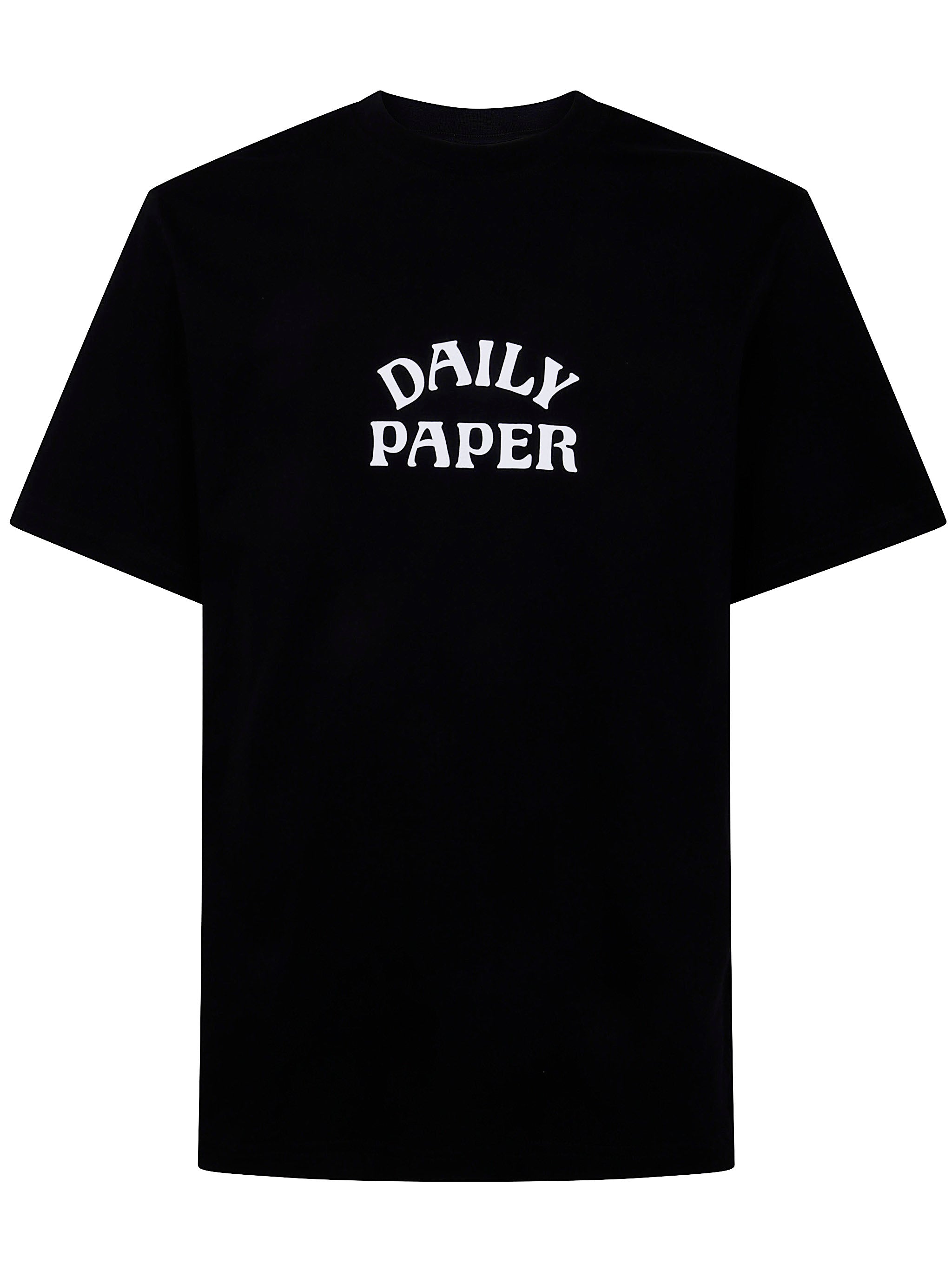 DAILY PAPER Stacked Design Short Sleeve T-Shirt for Men