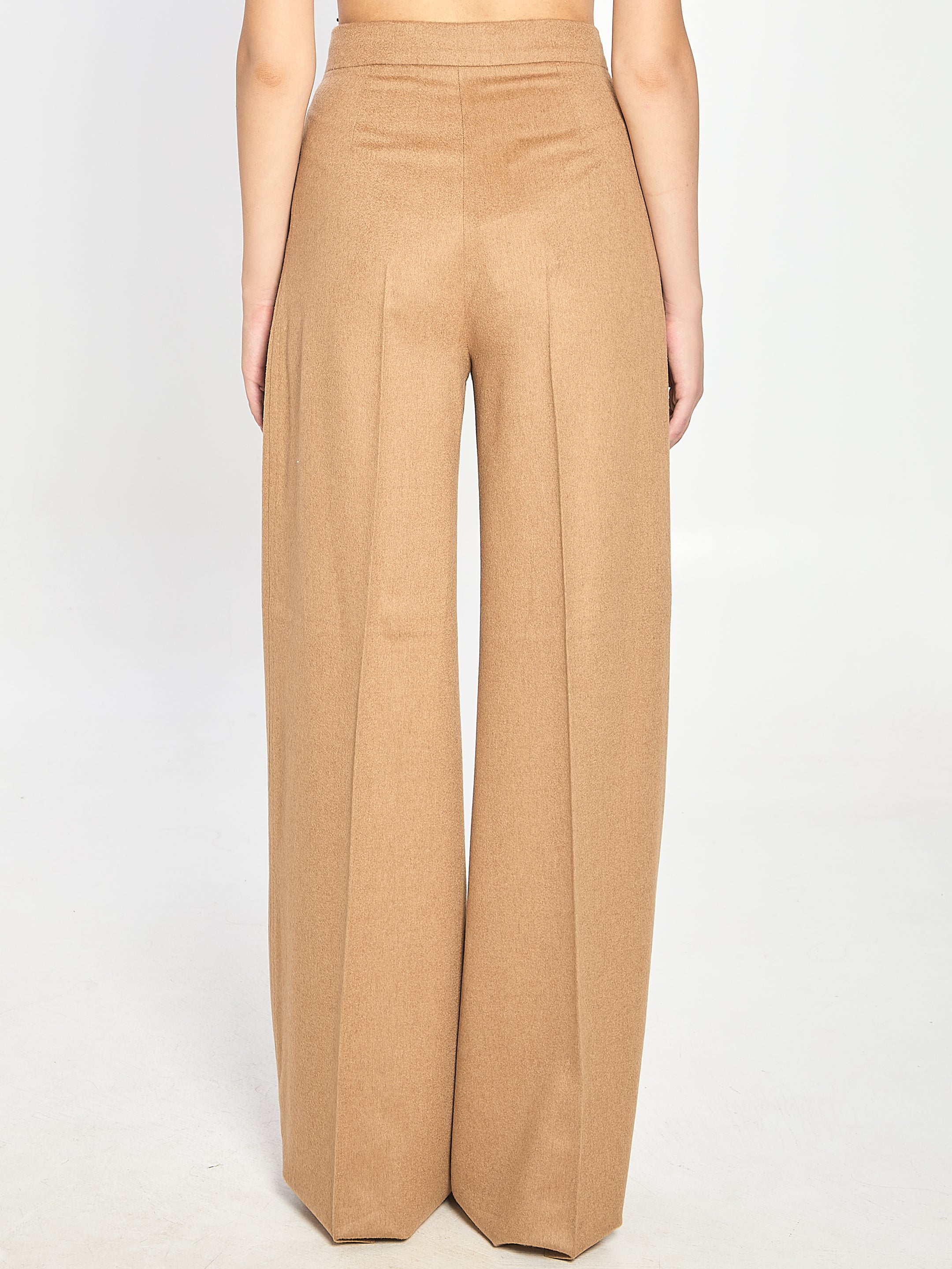 MAX MARA Wide Leg Flare Trousers - Size 40