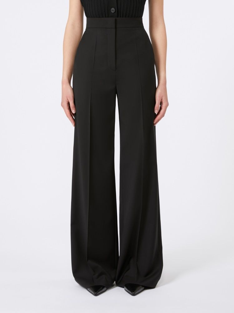 MAX MARA Women's Long Wool Trousers - FW25 Collection