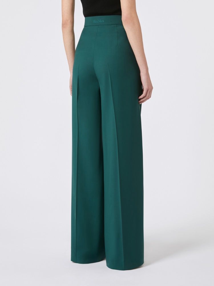 MAX MARA Elegant Virgin Wool Pants for Women - FW25