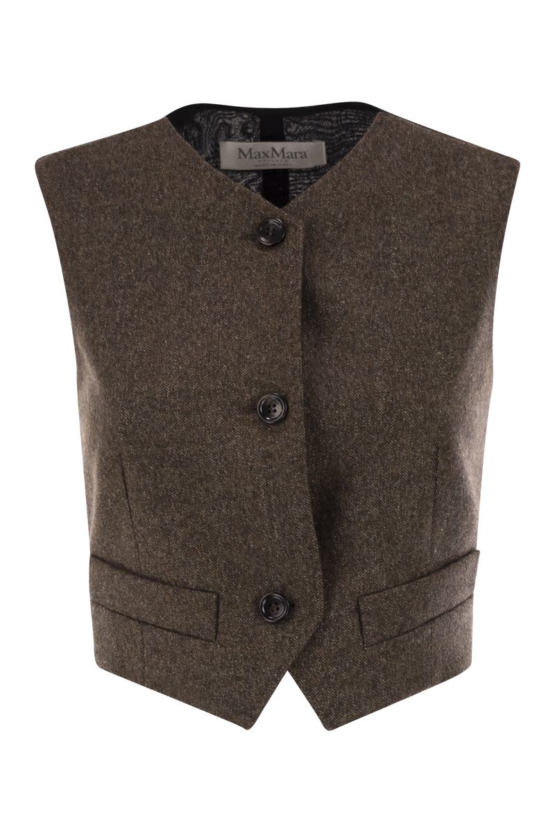 MAX MARA Mini Wool Felt Waistcoat