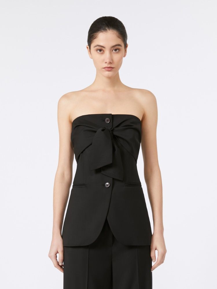 MAX MARA Elegant Virgin Wool Waistcoat for Women - FW25