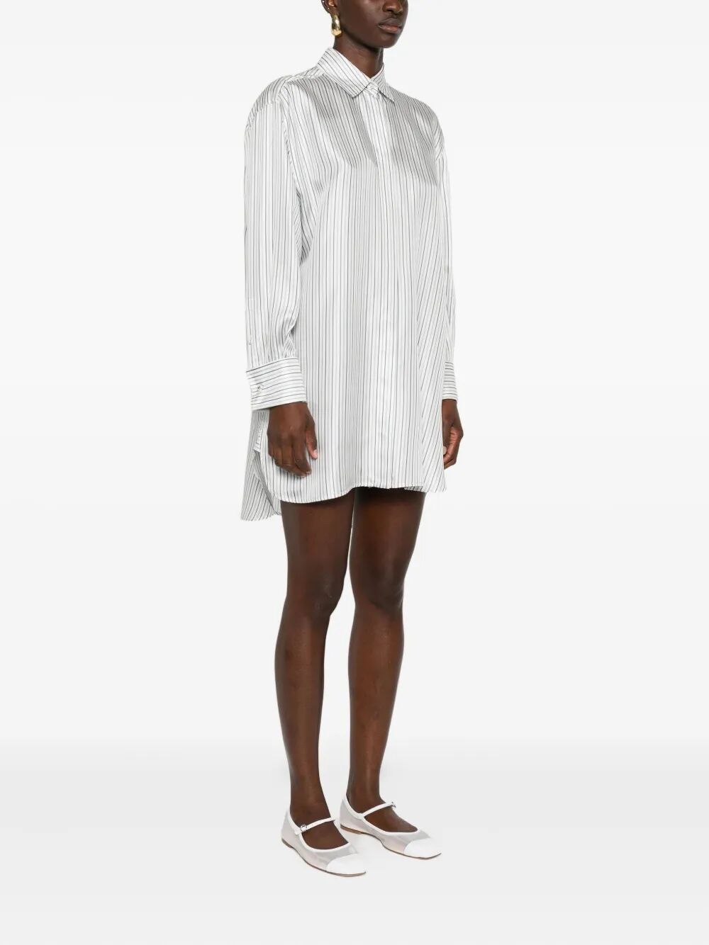 MAX MARA Silky Stripes Shirt for Women - FW25 Collection