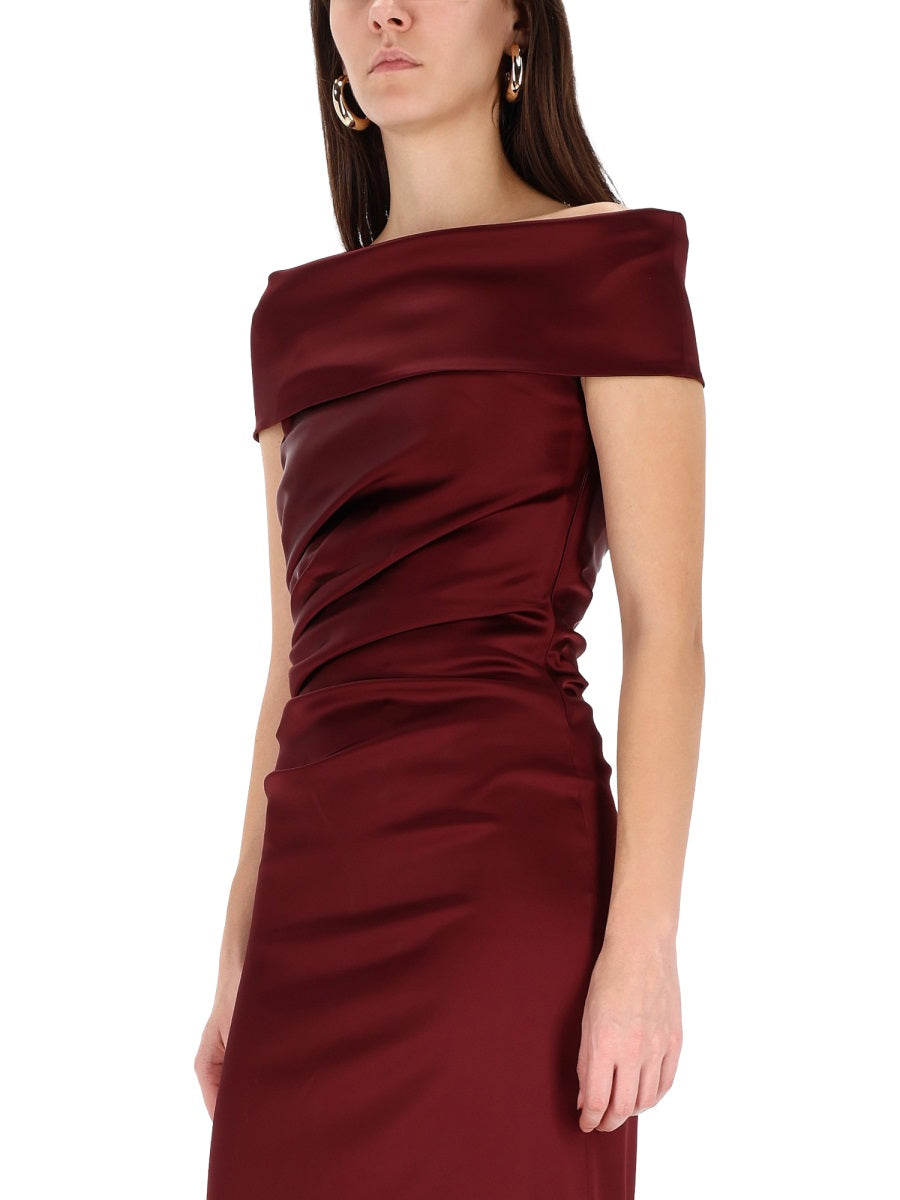 MAX MARA Satin Dress - Size 40 IT