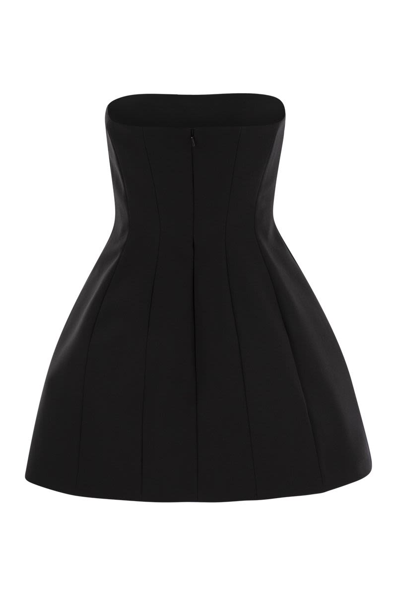 MAX MARA Mini Bustier Dress with Shaped Silhouette
