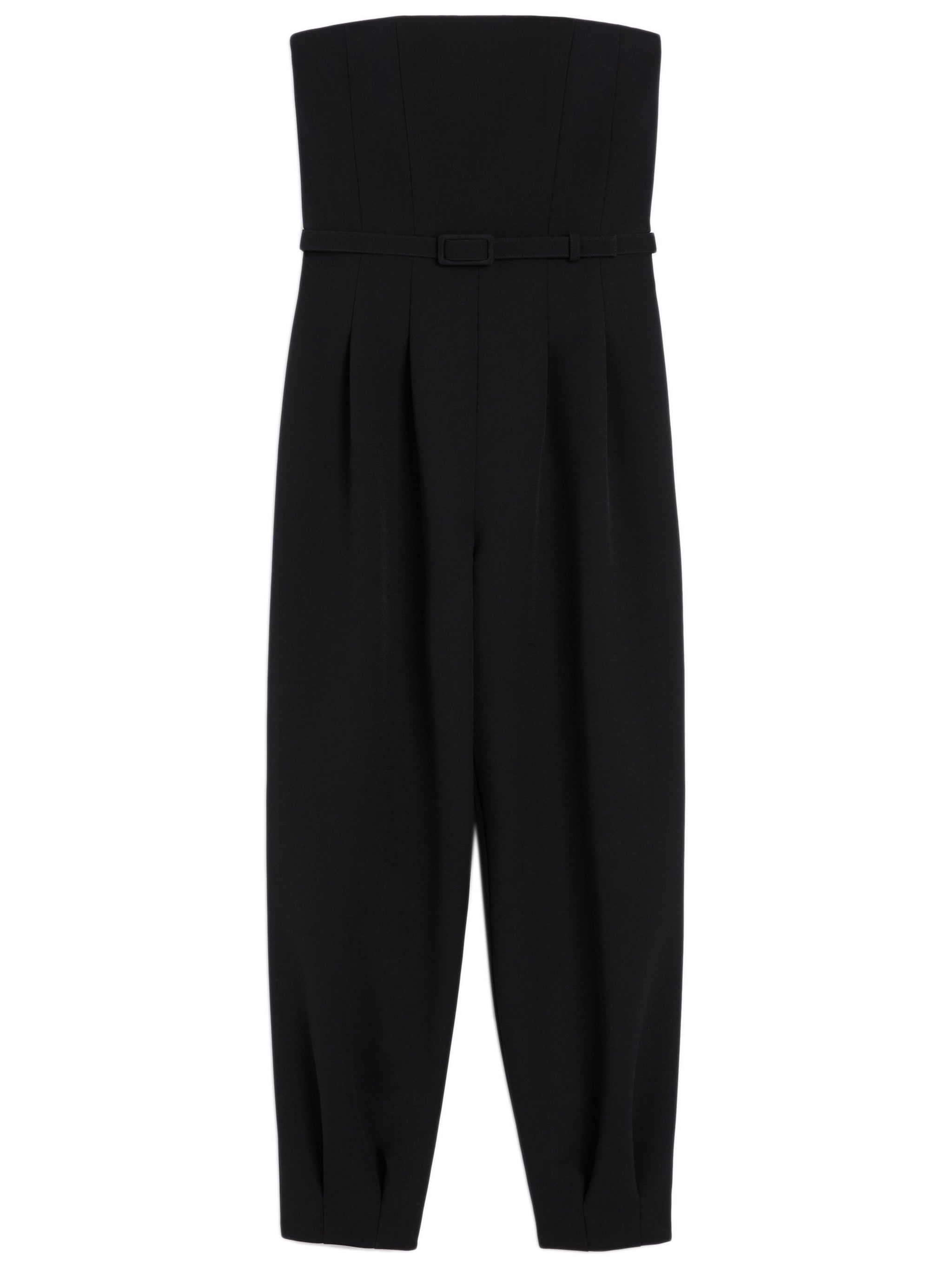 MAX MARA Elegant Wide-Leg Jumpsuit with Matching Belt