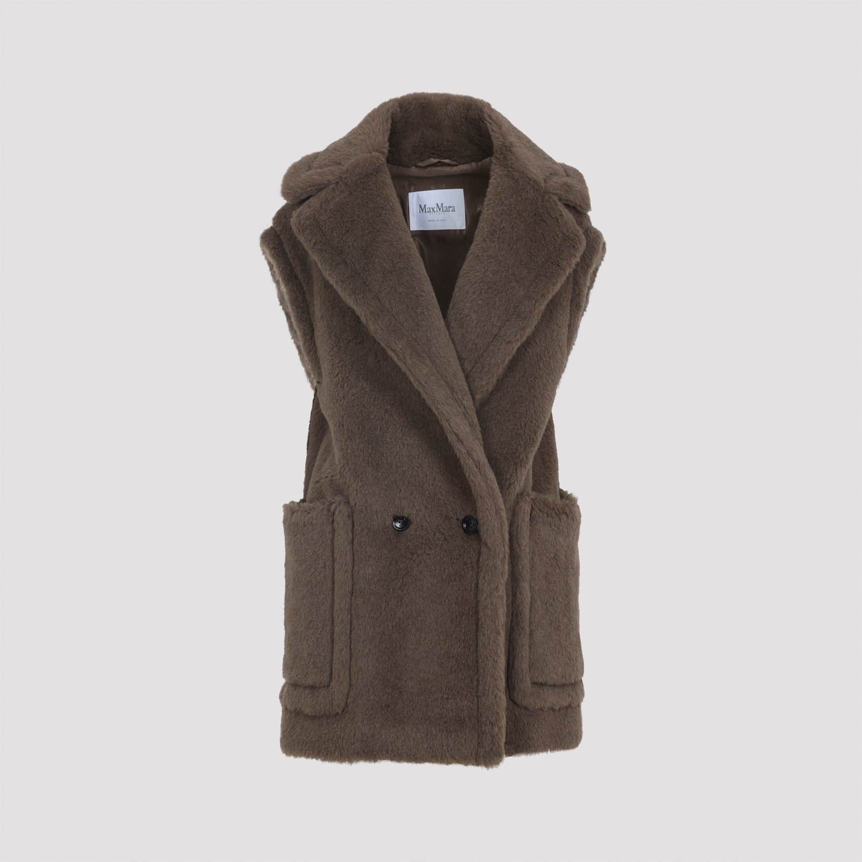 MAX MARA Cozy Maxi Teddy Vest