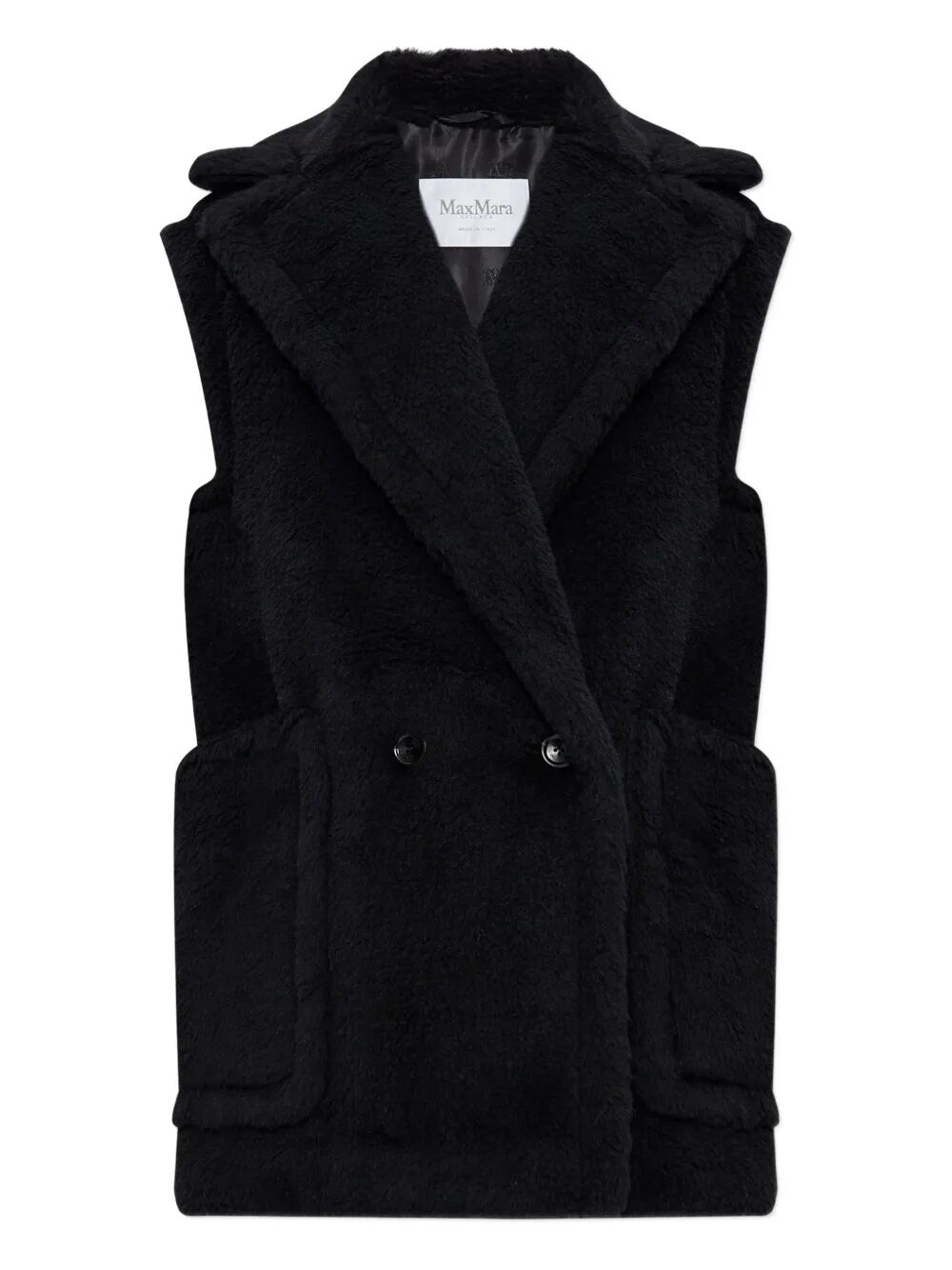 MAX MARA Teddy Vest in Alpaca and Wool - Wide Fit