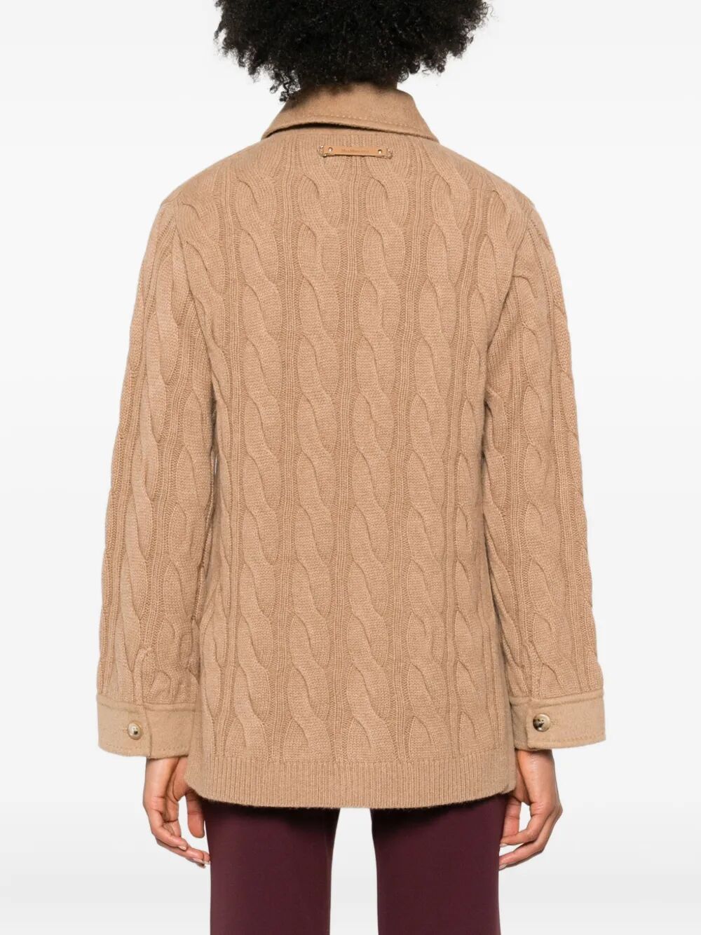MAX MARA Double Camel Knit Caban for Women