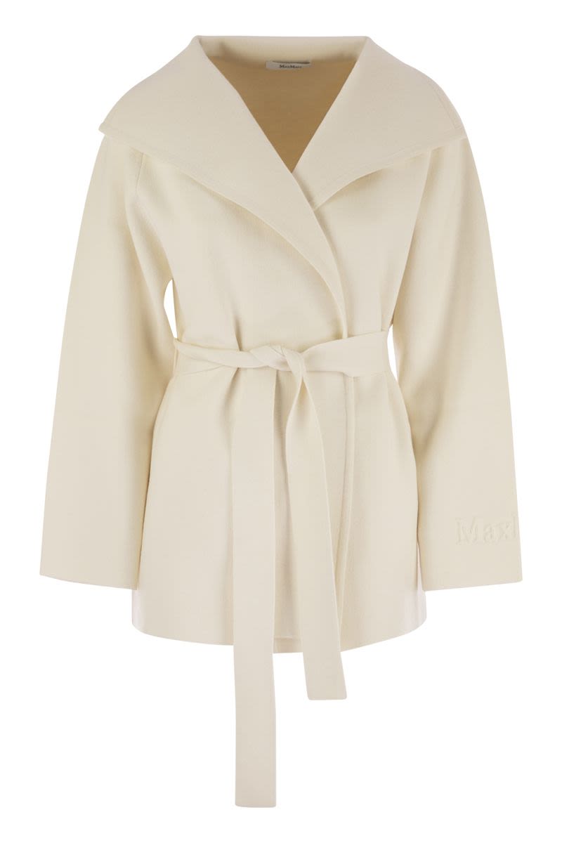 MAX MARA Luxurious Viscose and Wool Dressing Gown Jacket